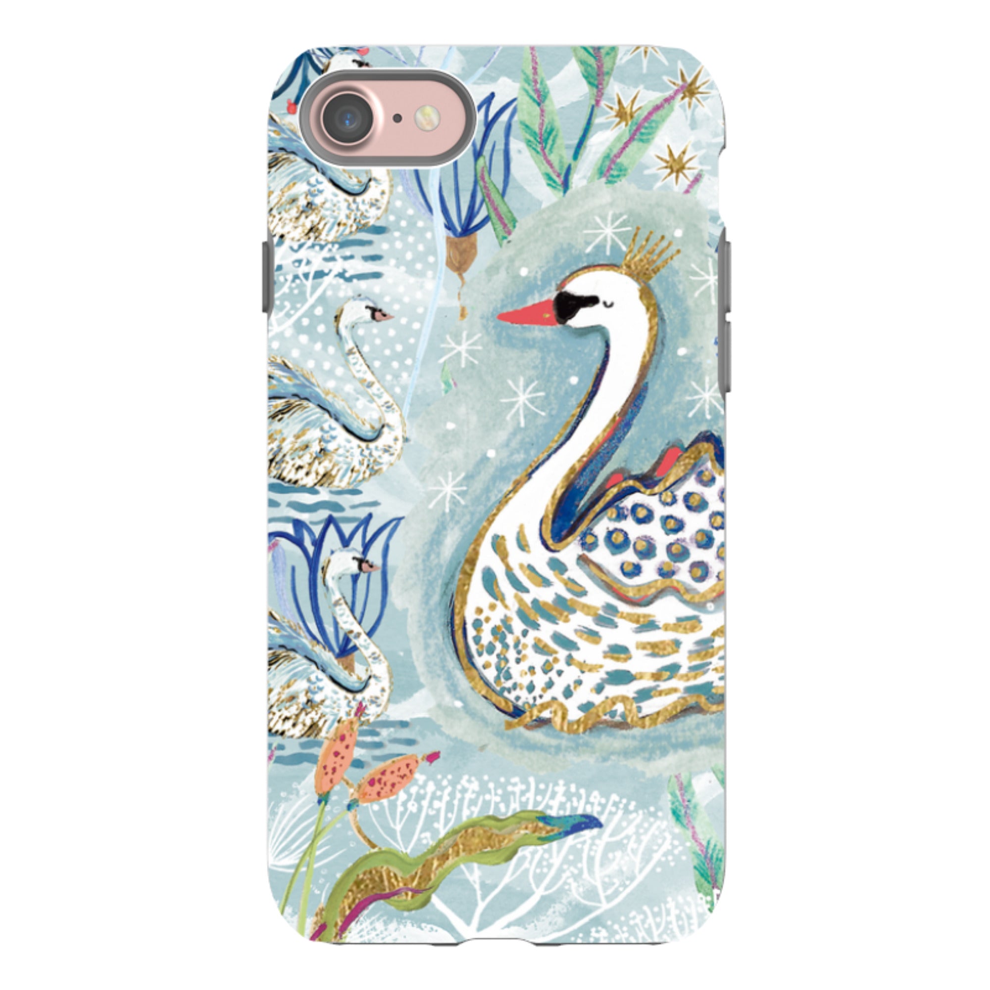 iPhone Tough Case - Seven Swans II By Emma Frances Grant