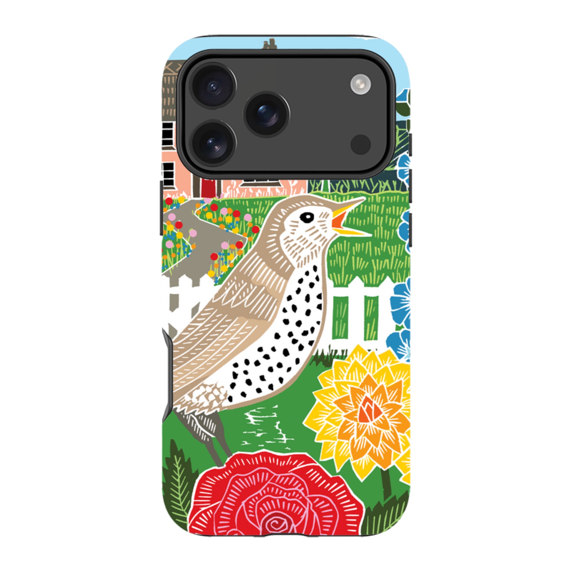 iPhone Tough Case - Cottage Garden By Kate Heiss