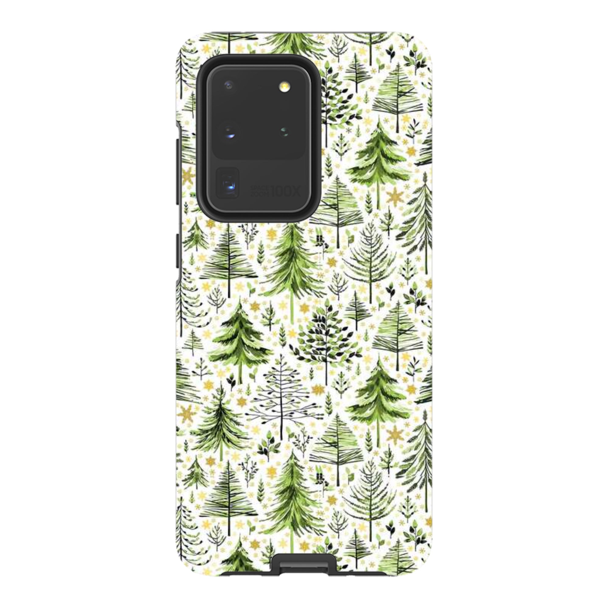 Samsung Tough Case - Green Xmas Trees By Elisabeth Haager