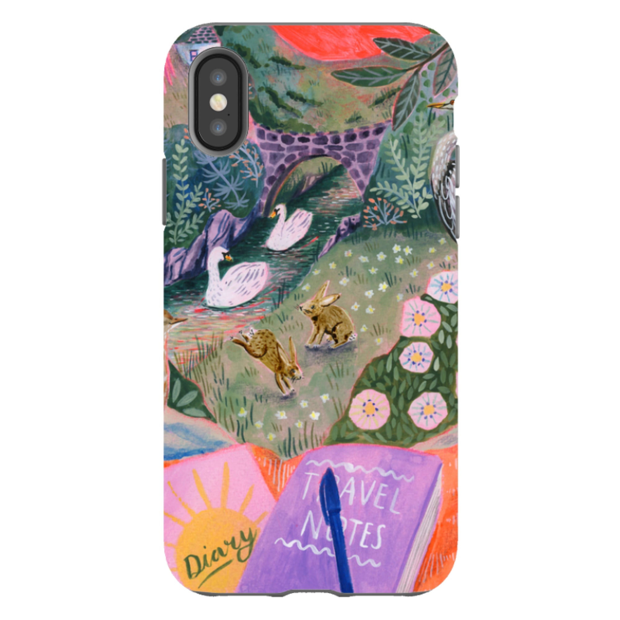 iPhone Tough Case - Wanderlust Camping Trip By Lee Foster Wilson