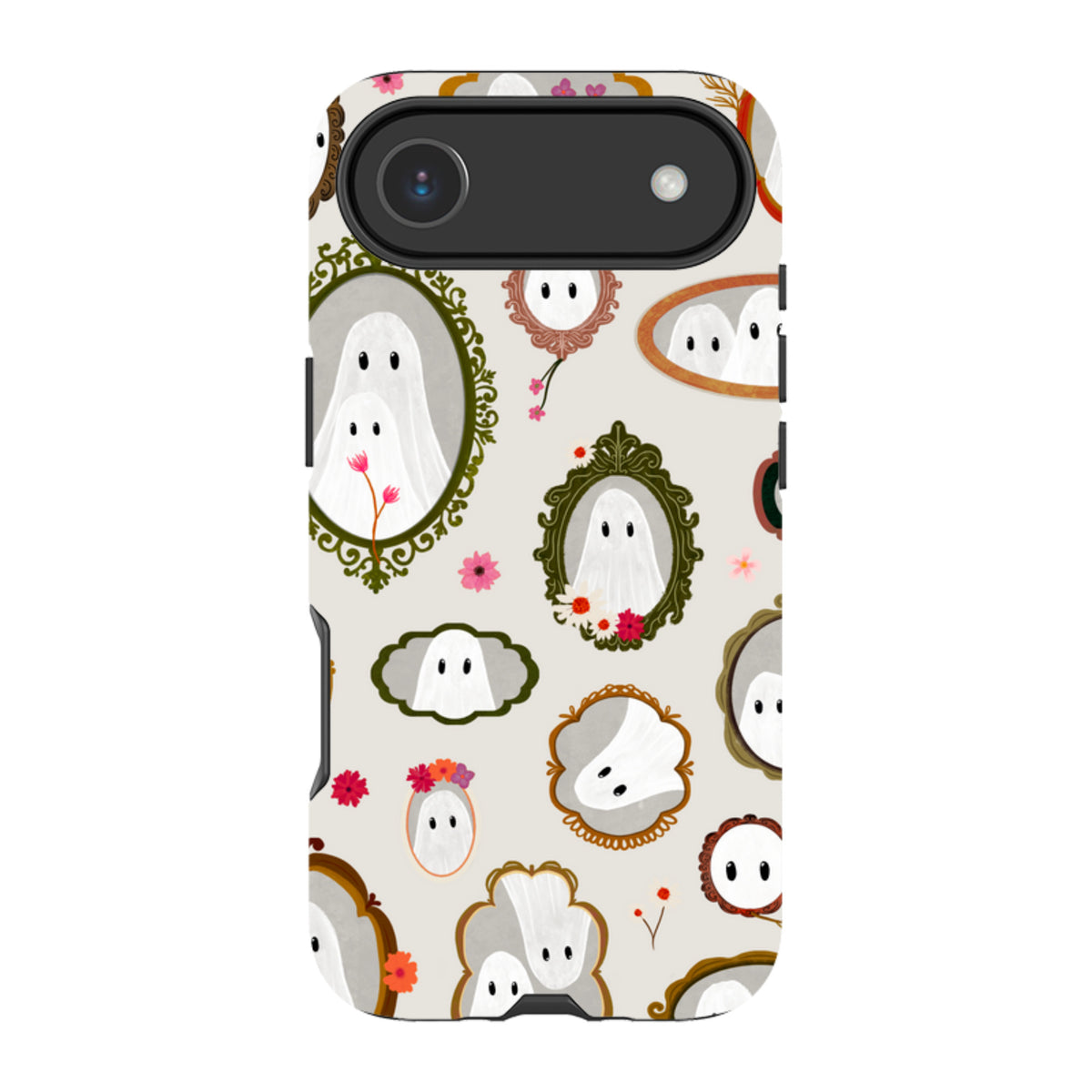 iPhone Tough Case - Framed Ghosts - Stone By Katherine Quinn