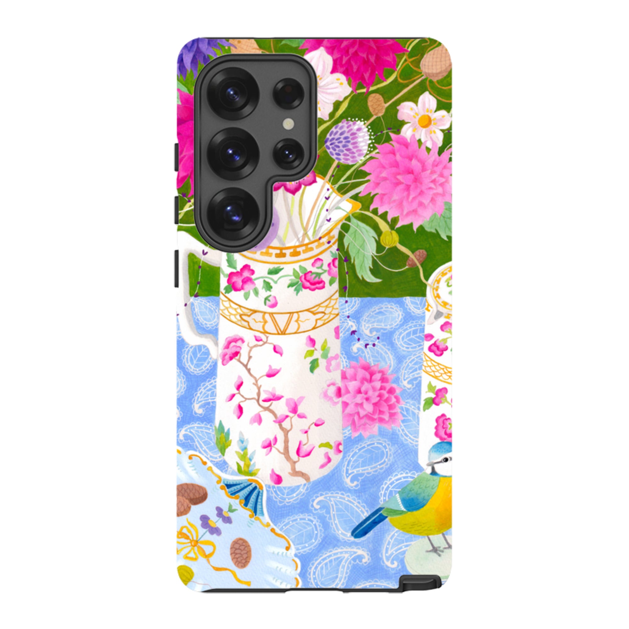 Samsung Tough Case - Dahlias By Bex Parkin