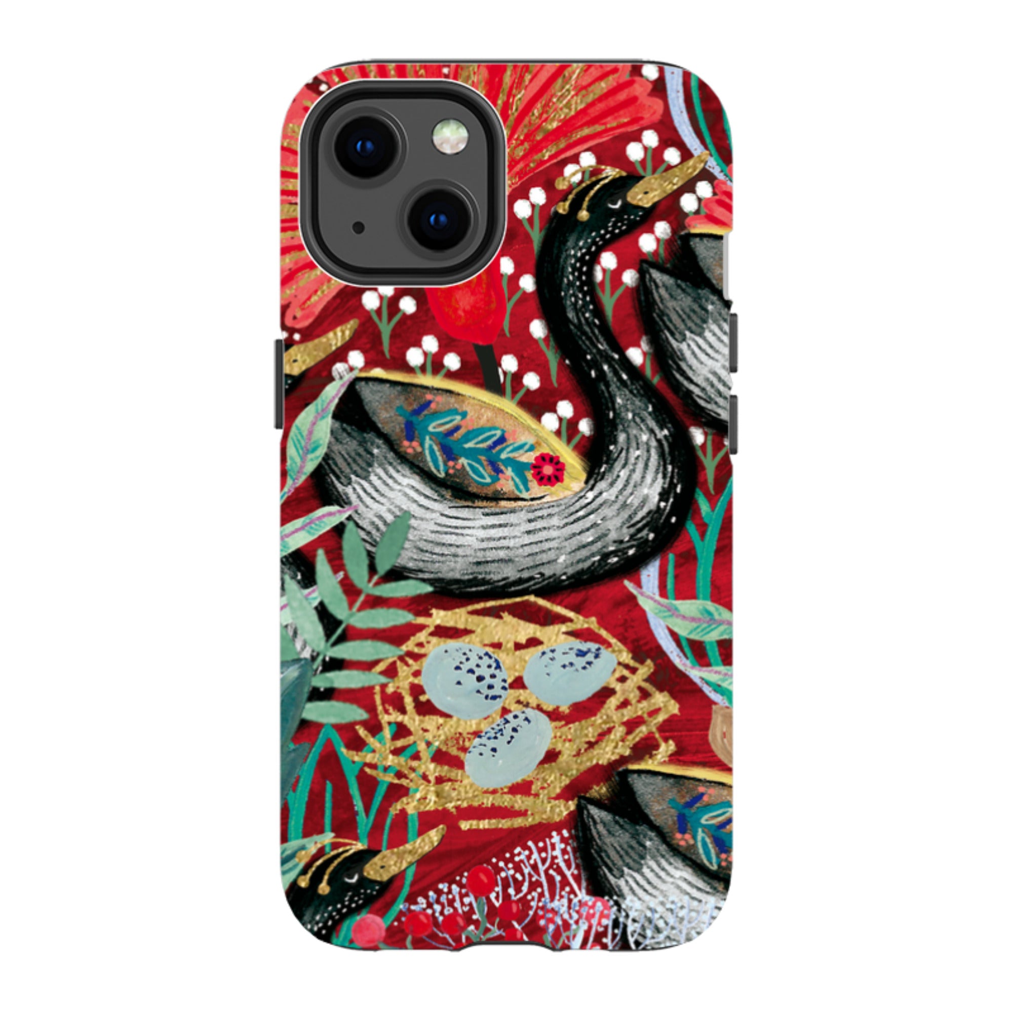 iPhone MagSafe Tough Case - Eight Geese A Laying By Emma Frances Grant
