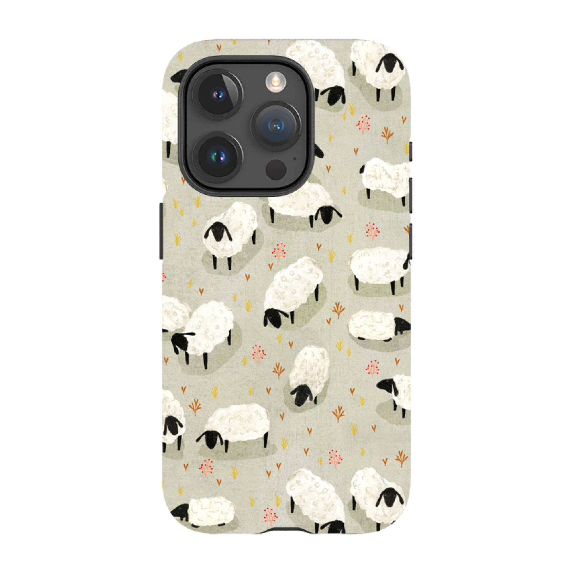 iPhone MagSafe Tough Case - Sheep Grey By Katherine Quinn