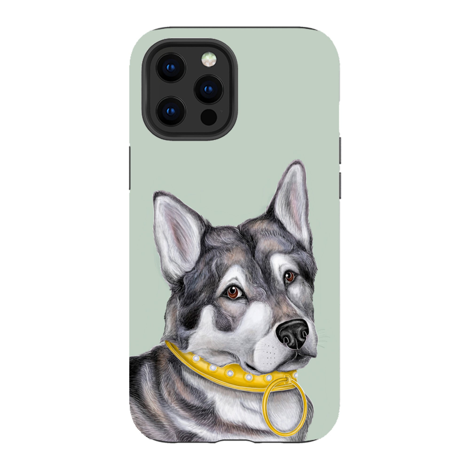 iPhone Tough Case - Huskey By Catherine Rowe