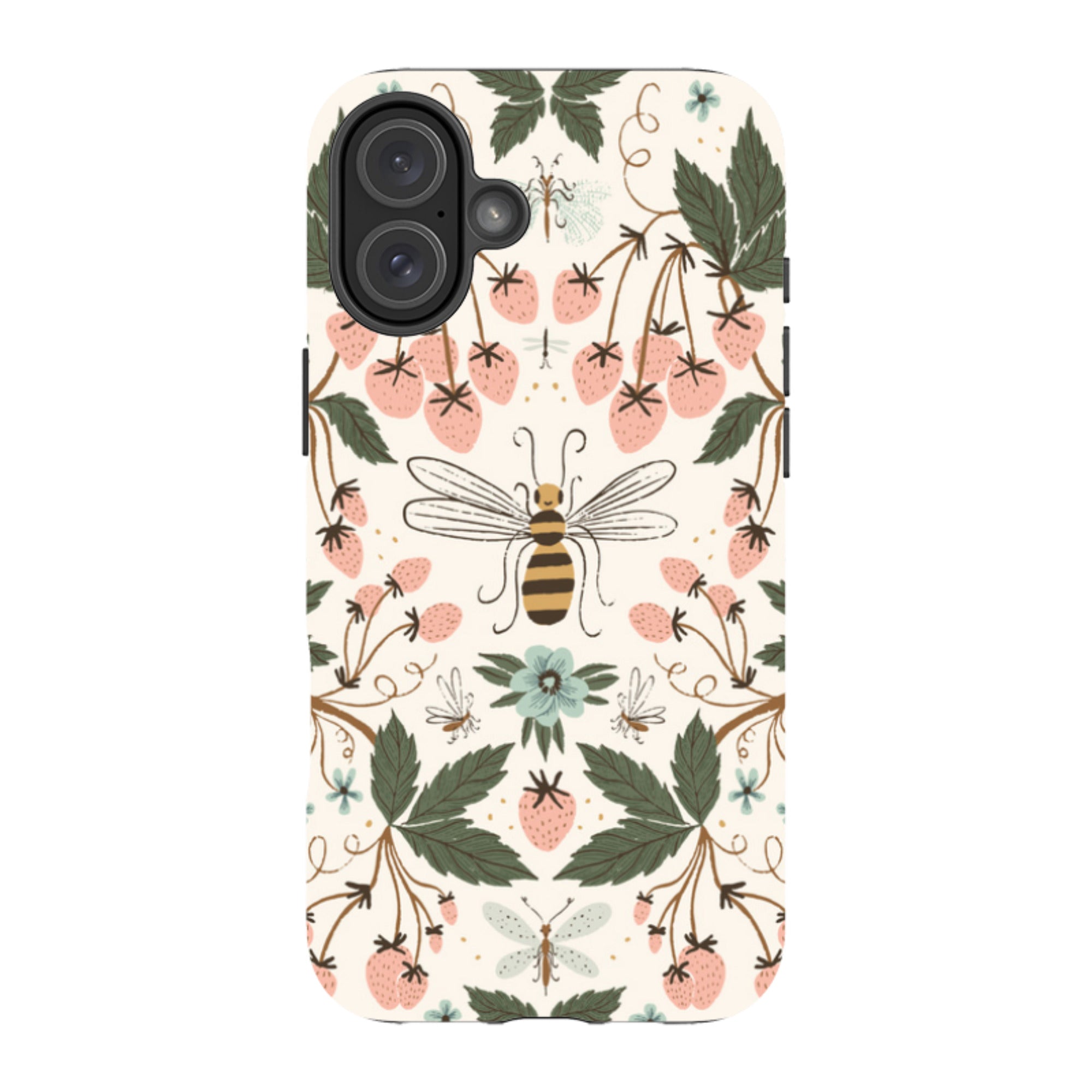 iPhone MagSafe Tough Case - Bugs and Berries By Meghann Rader