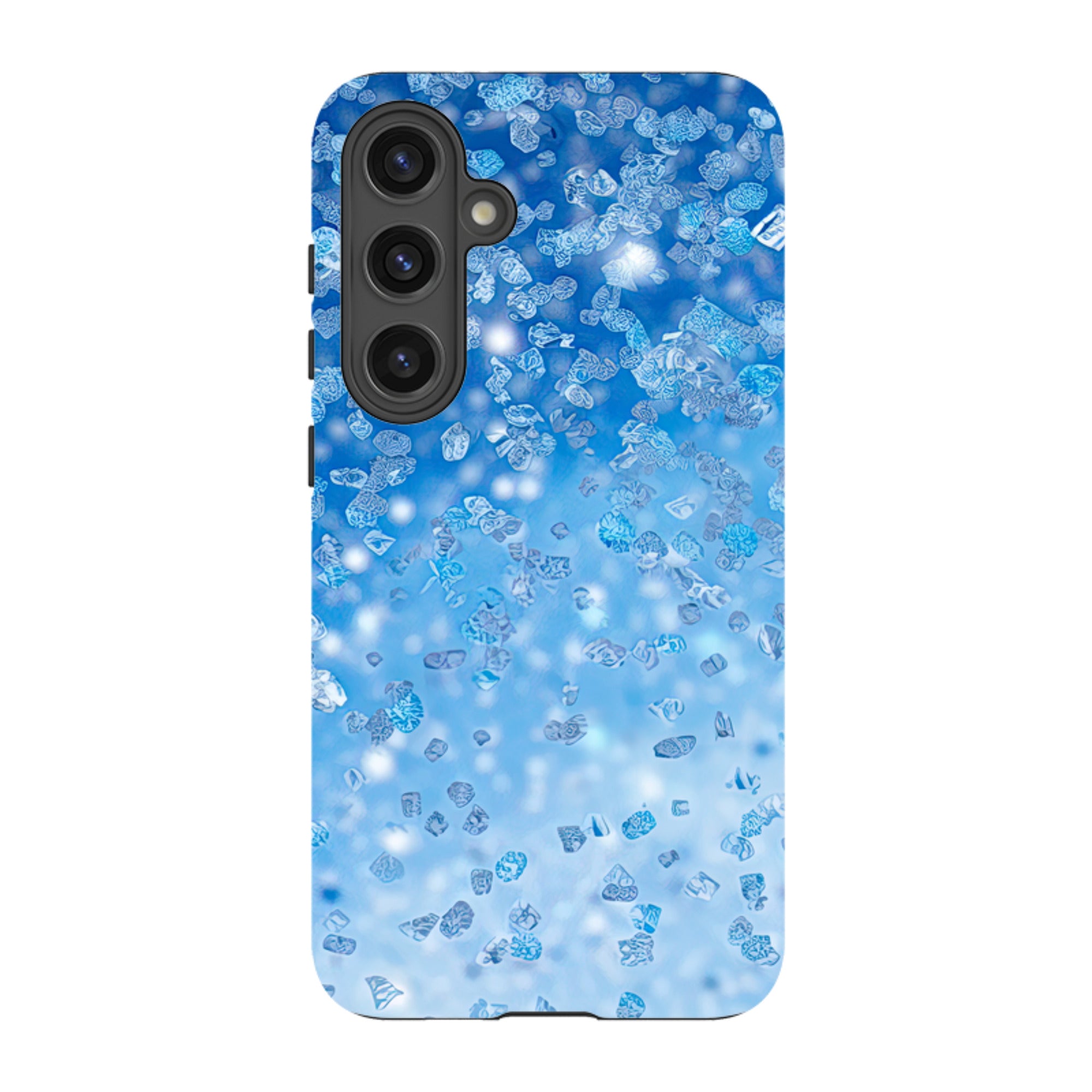 Samsung Tough Case - Blue Glitter (Case Does Not Glitter)