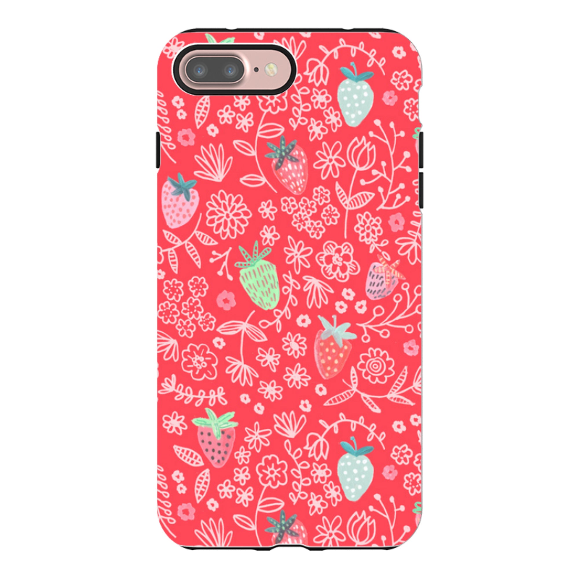 iPhone Tough Case - Strawberries By Caroline Bonne Muller