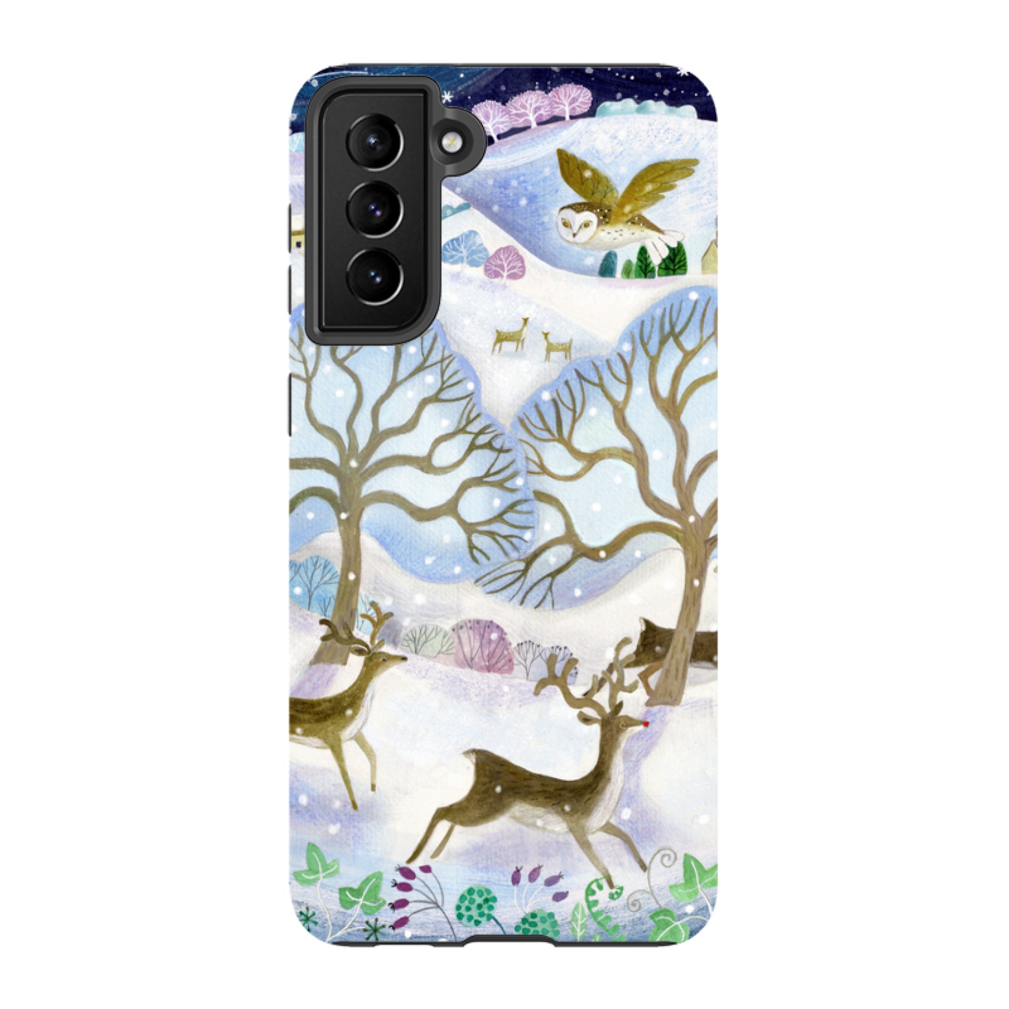 Samsung Tough Case - Winter Deer By Bex Parkin
