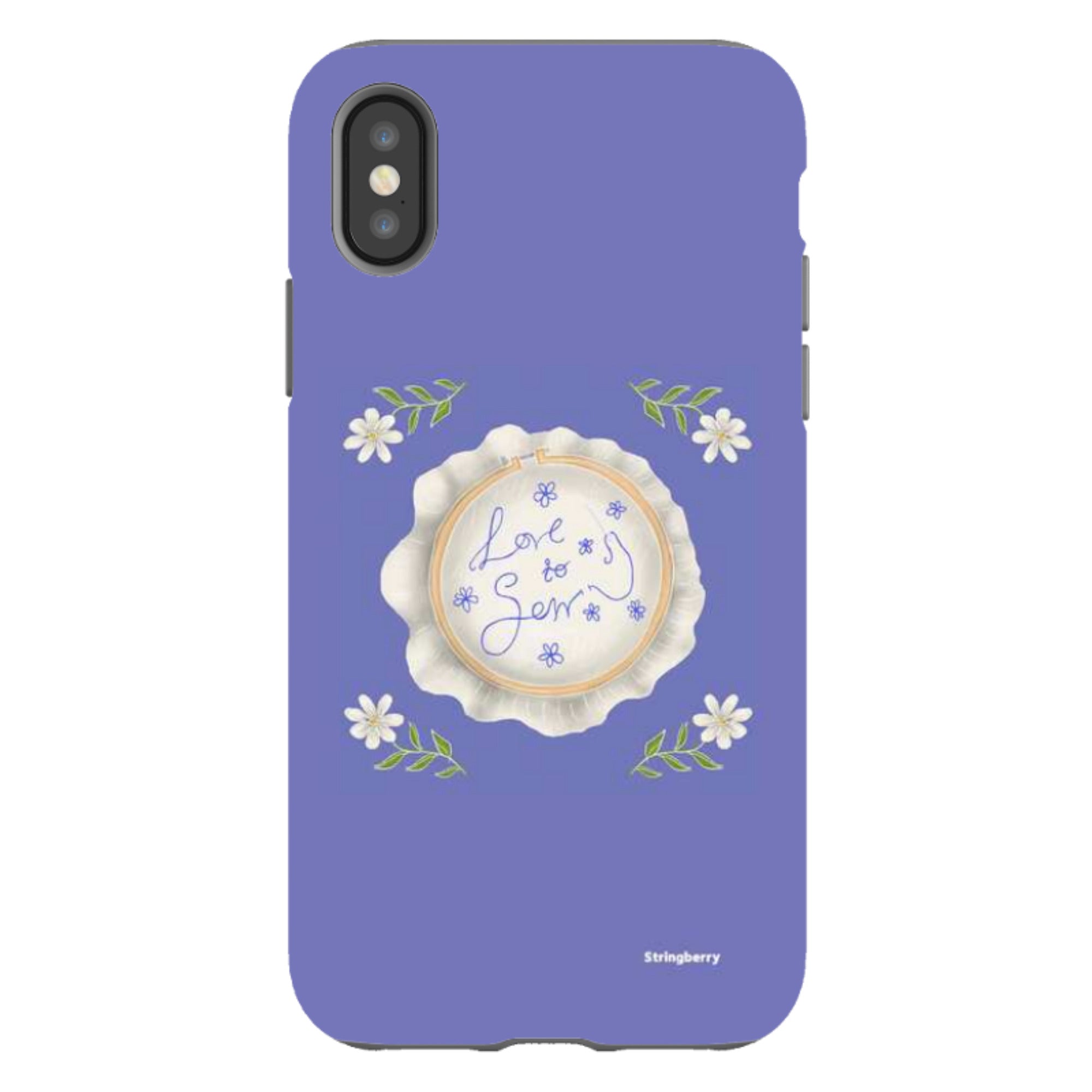 iPhone Tough Case - Love To Sew By Catherine Rowe