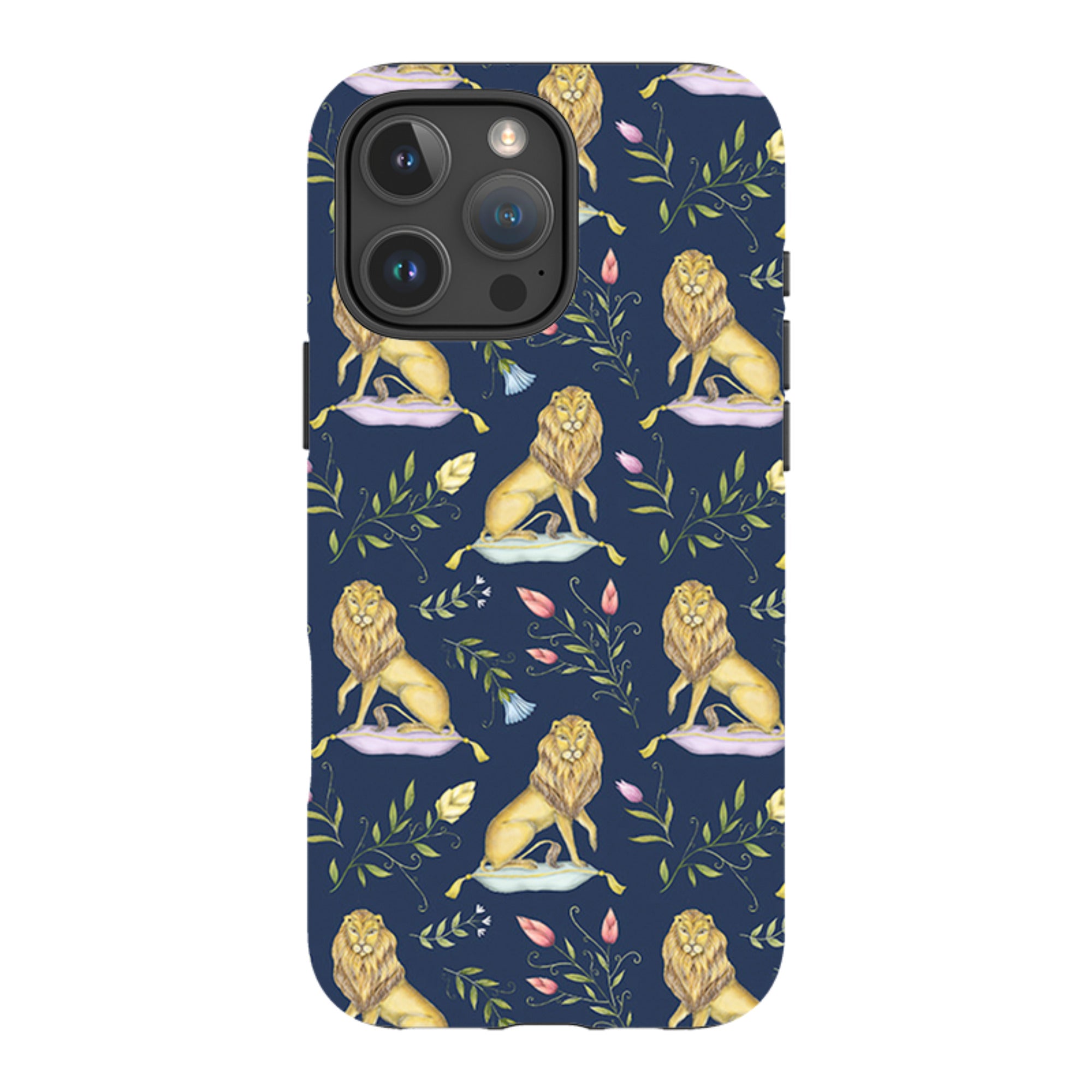 iPhone MagSafe Tough Case -  Leo Et Flores Navy By Catherine Rowe