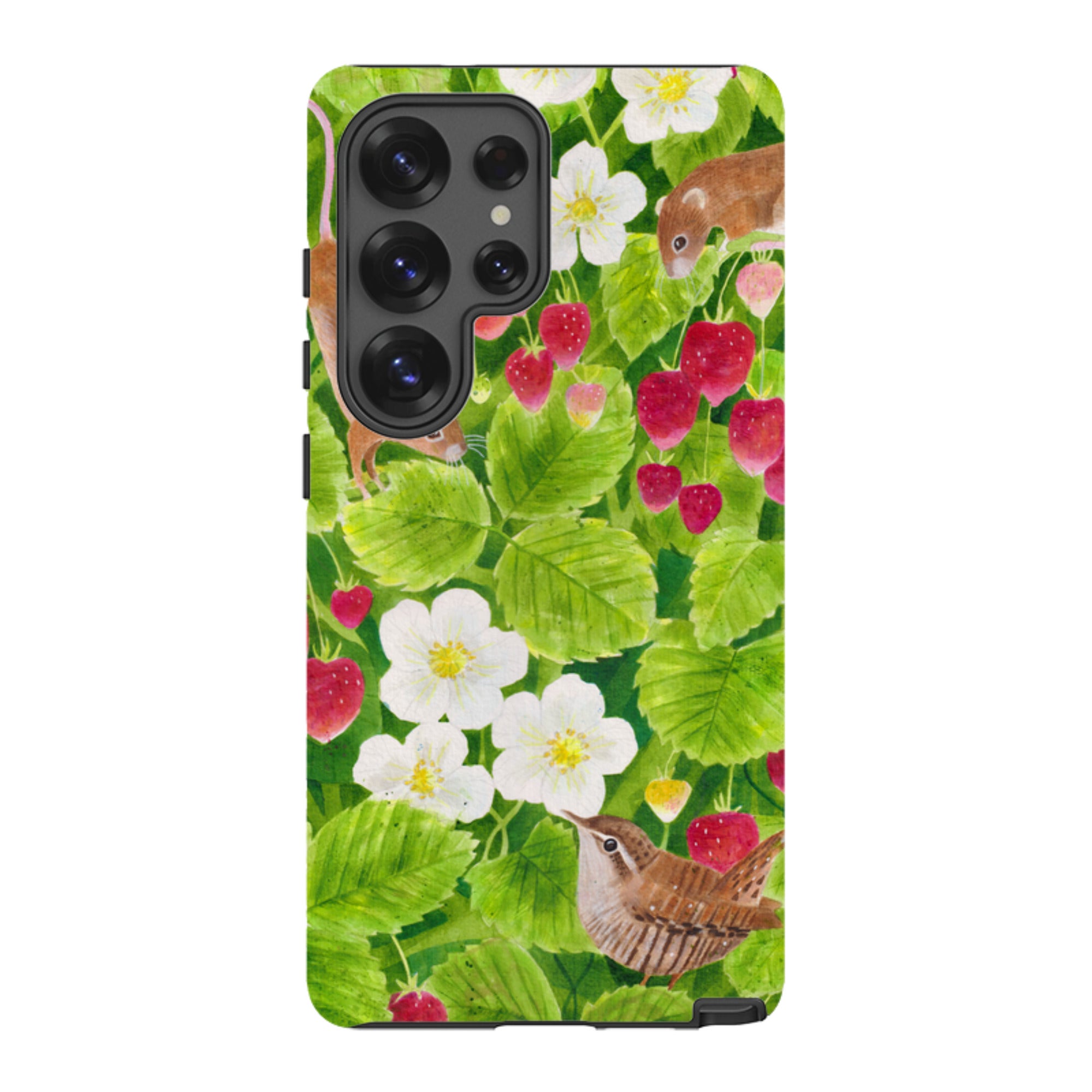 Samsung Tough Case - Strawberry Thieves By Bex Parkin