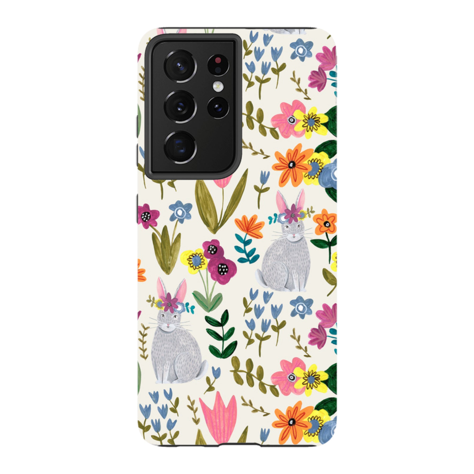 Samsung Tough Case - Rabbit Floral By Caroline Bonne Muller