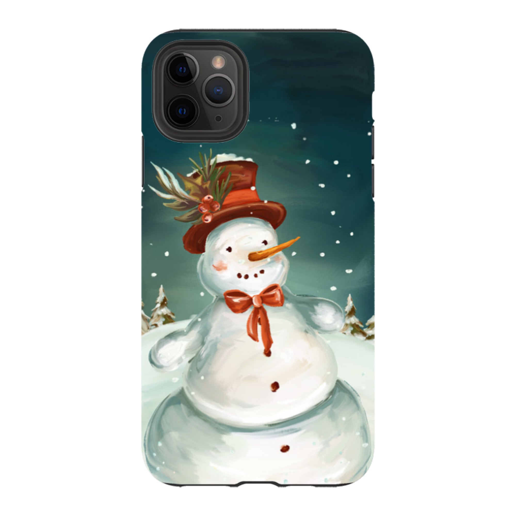 iPhone Tough Case - Snowman