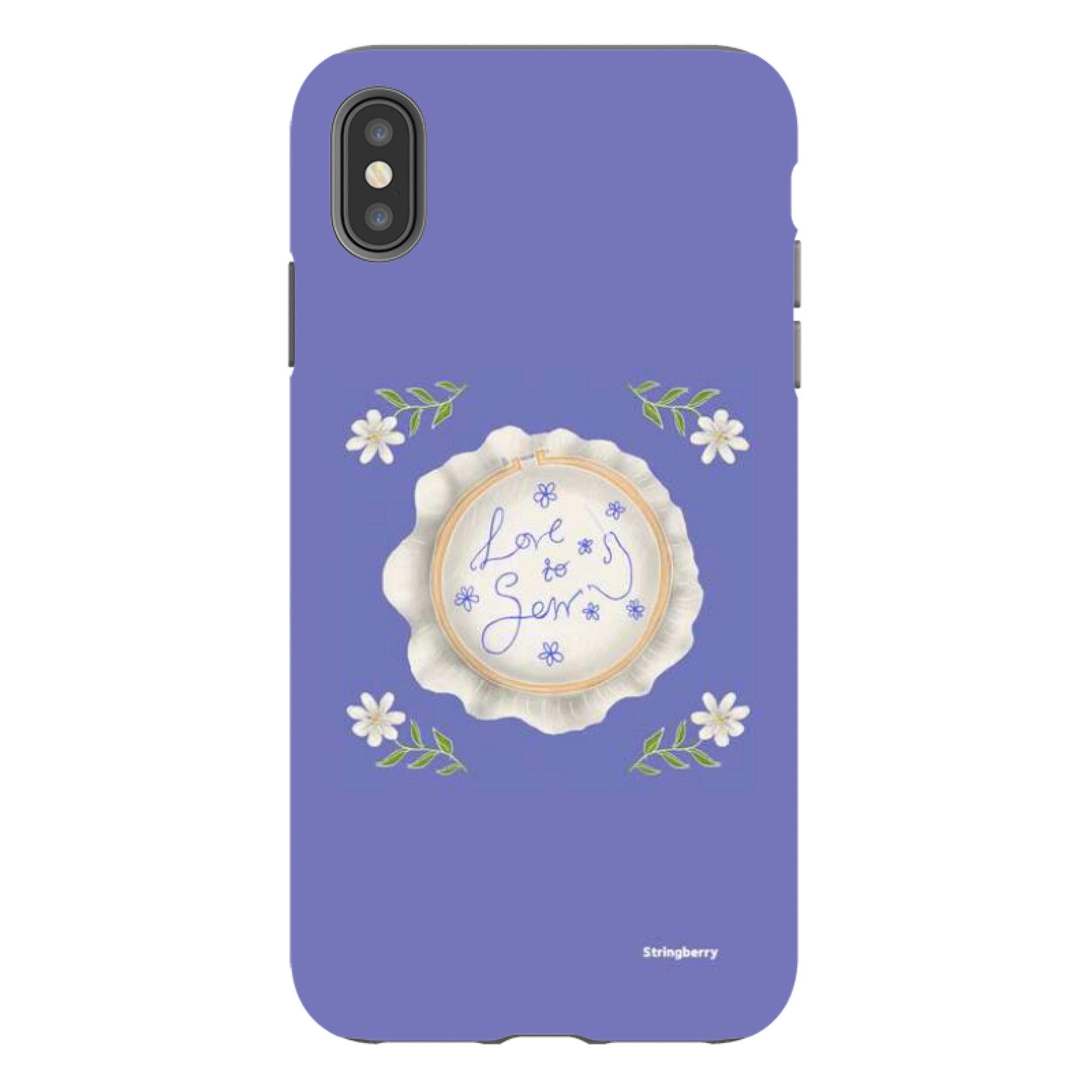 iPhone Tough Case - Love To Sew By Catherine Rowe