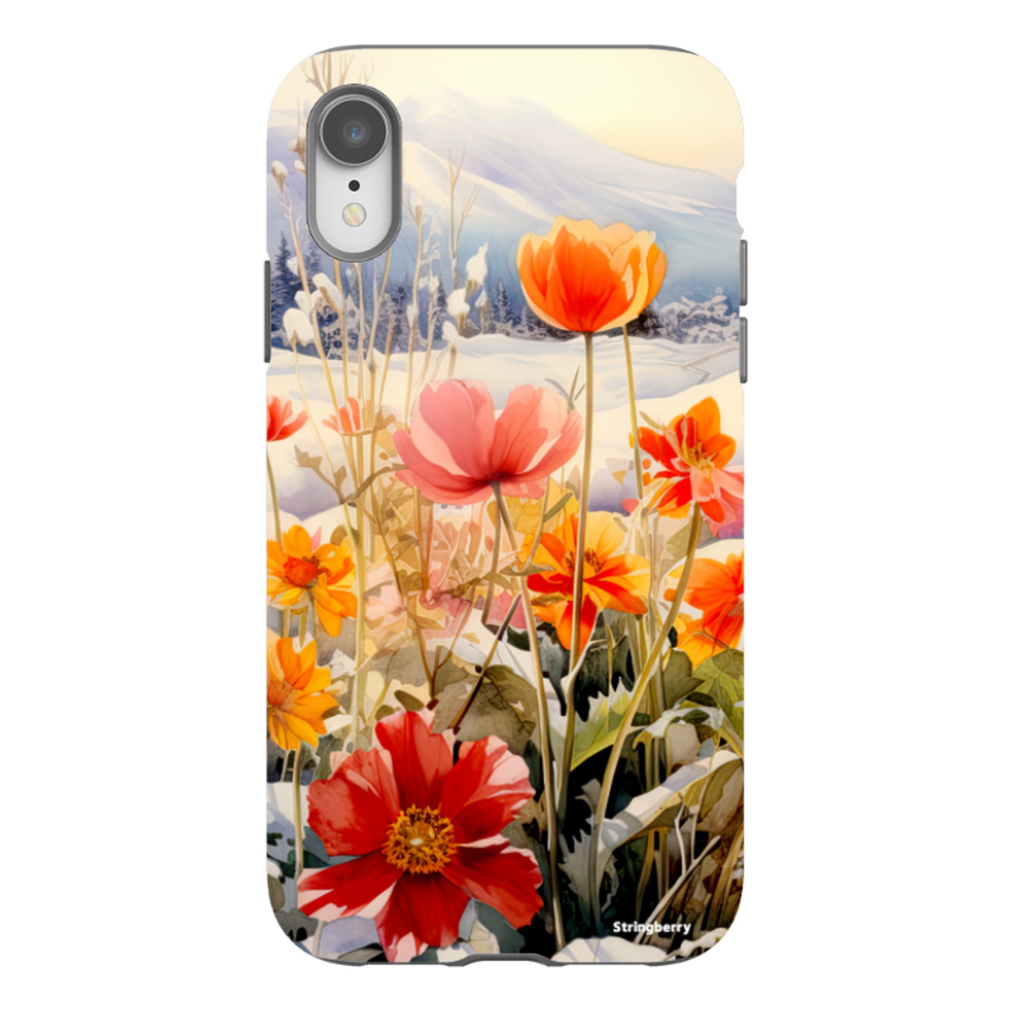 iPhone Tough Case - Winter Wild Flowers II