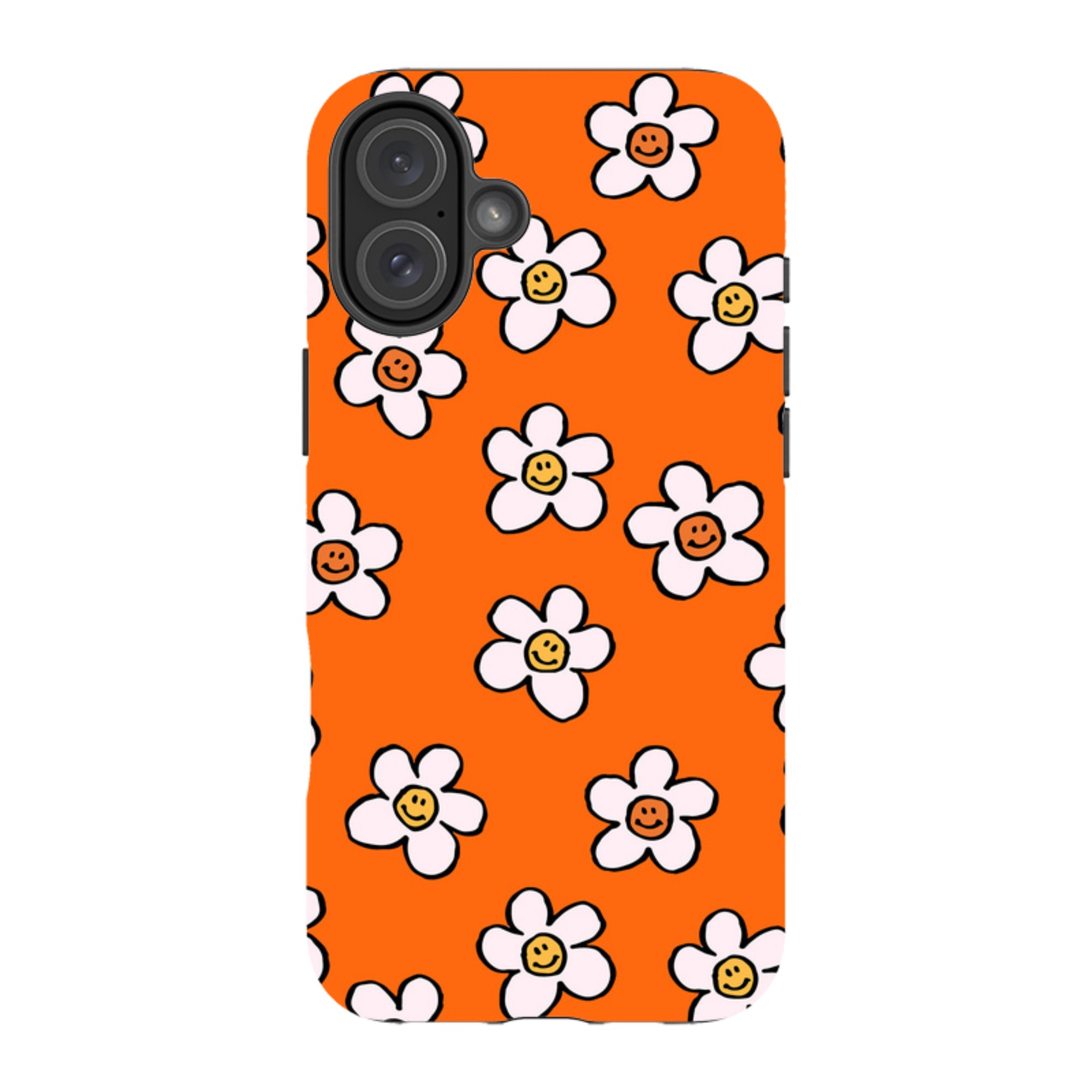 iPhone Tough Case - Smiley Orange