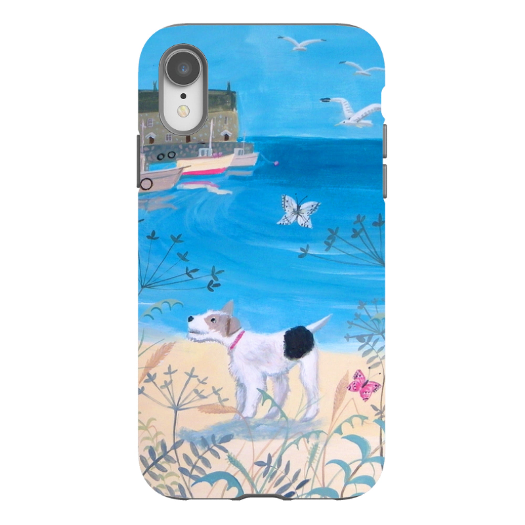 iPhone Tough Case - Seaside Dog By Mary Stubberfield