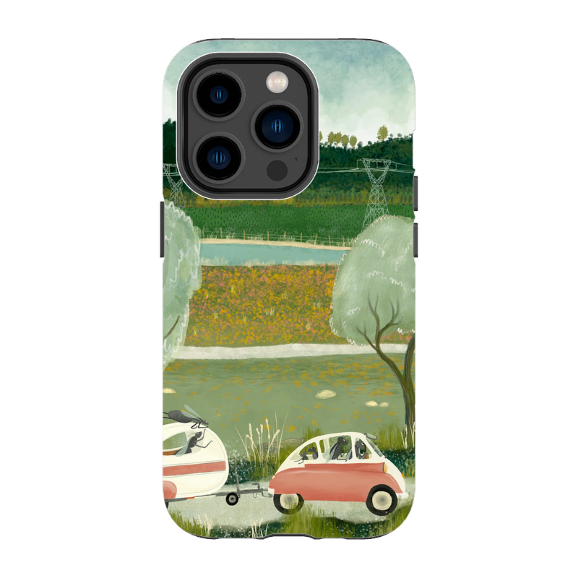 iPhone Tough Case - Happy Holidays-1 By Katherine Quinn