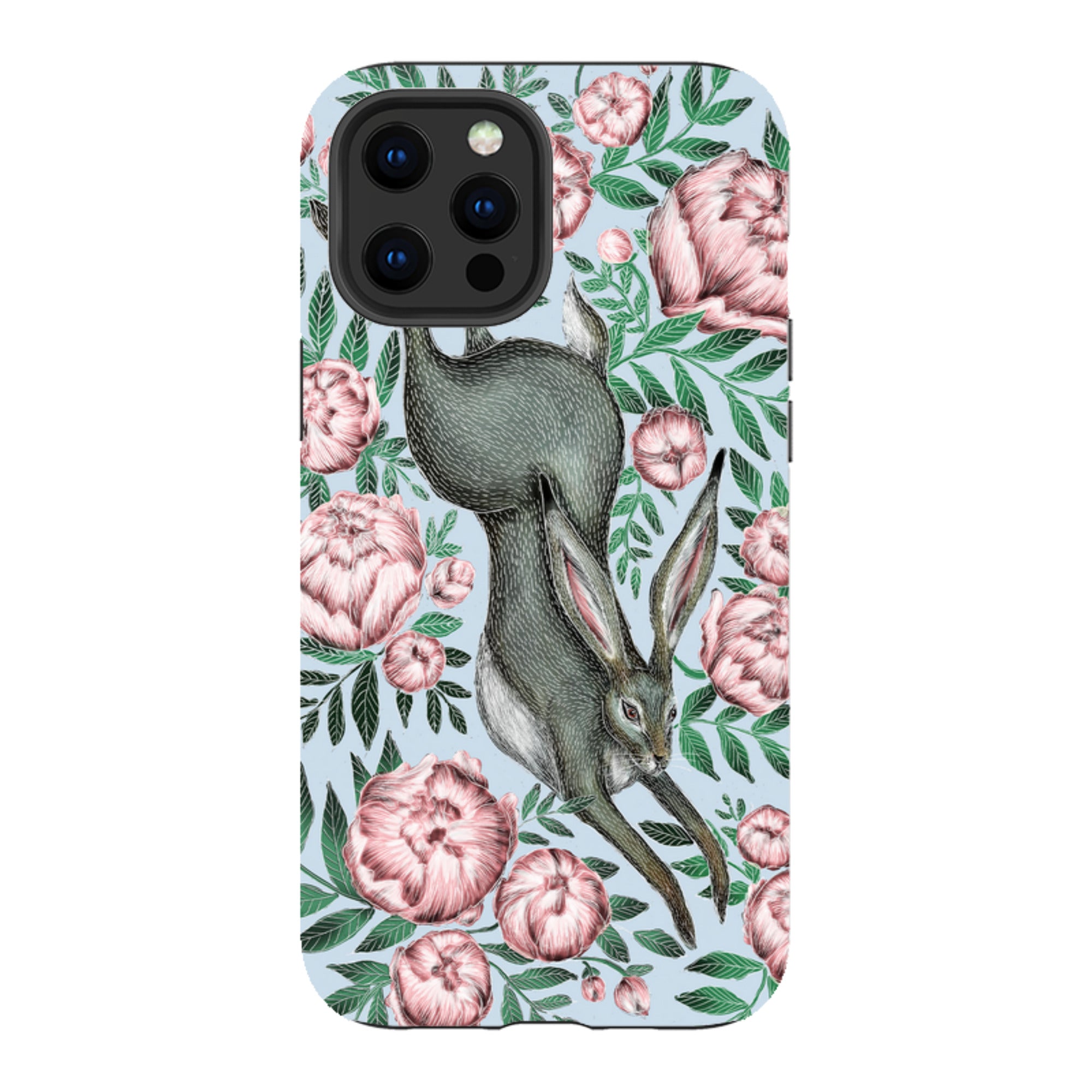 iPhone Tough Case - Hare And Peonies By Catherine Rowe