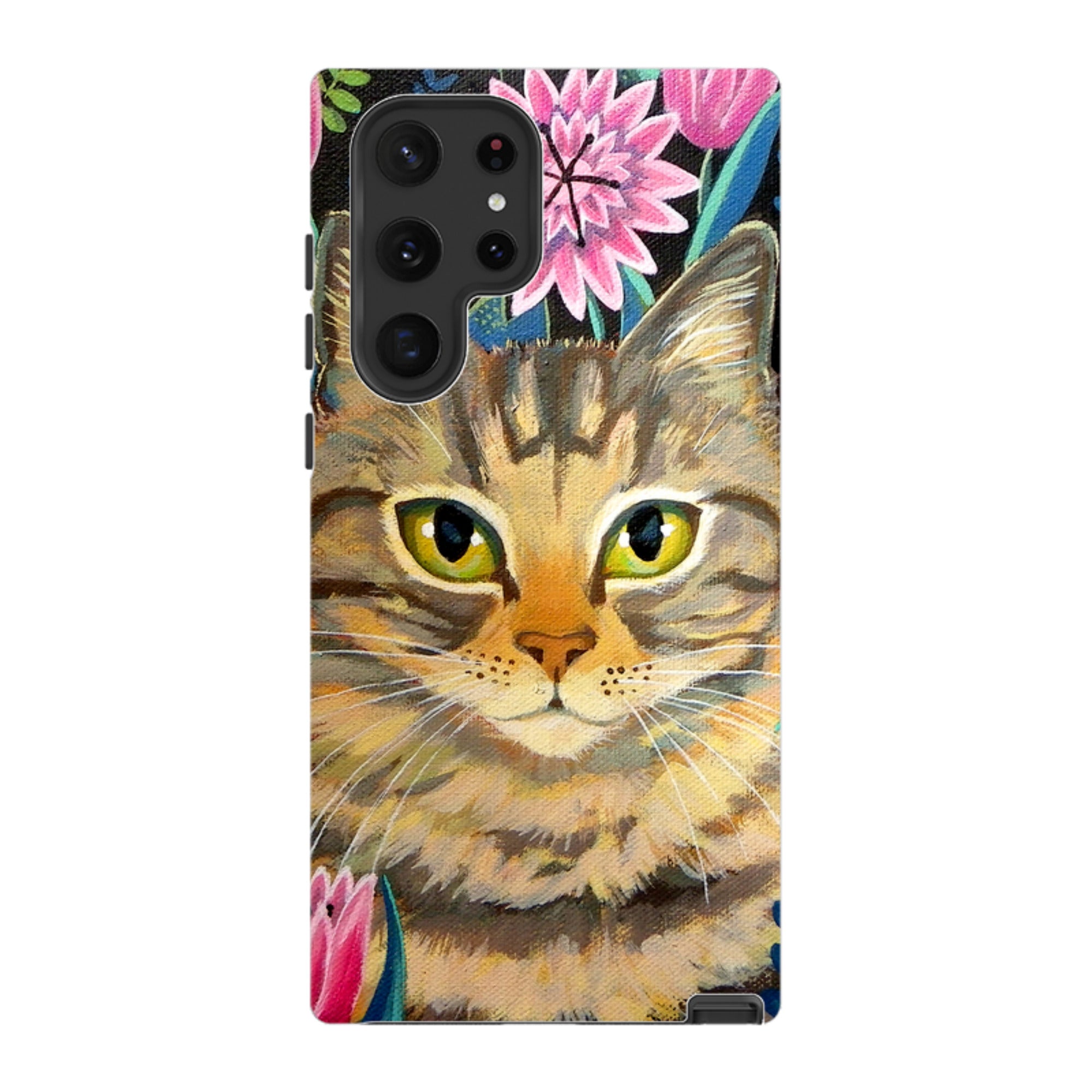 Samsung Tough Case - Tabby Cat By Mary Stubberfield
