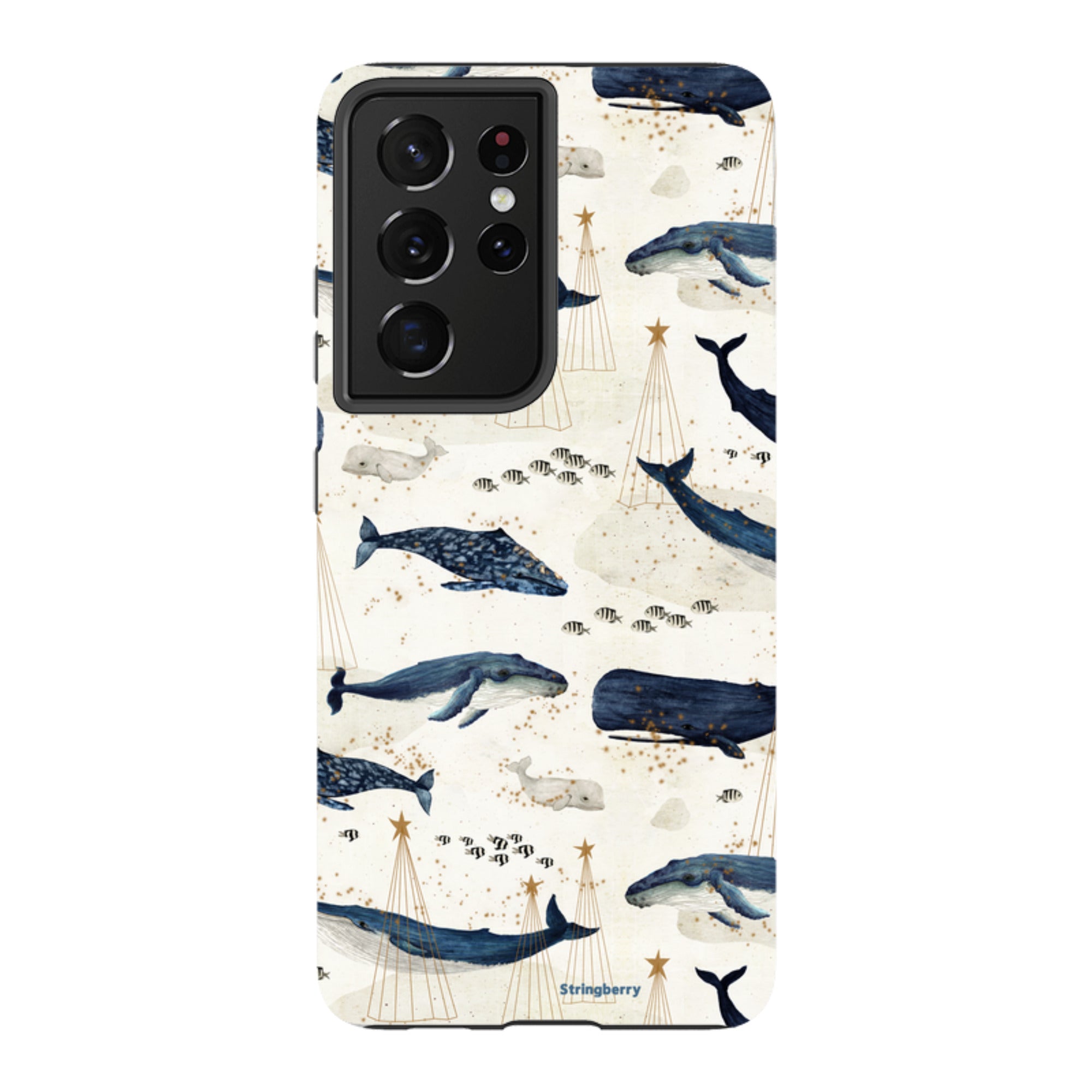 Samsung Tough Case - Christmas Whale III By Katherine Quinn