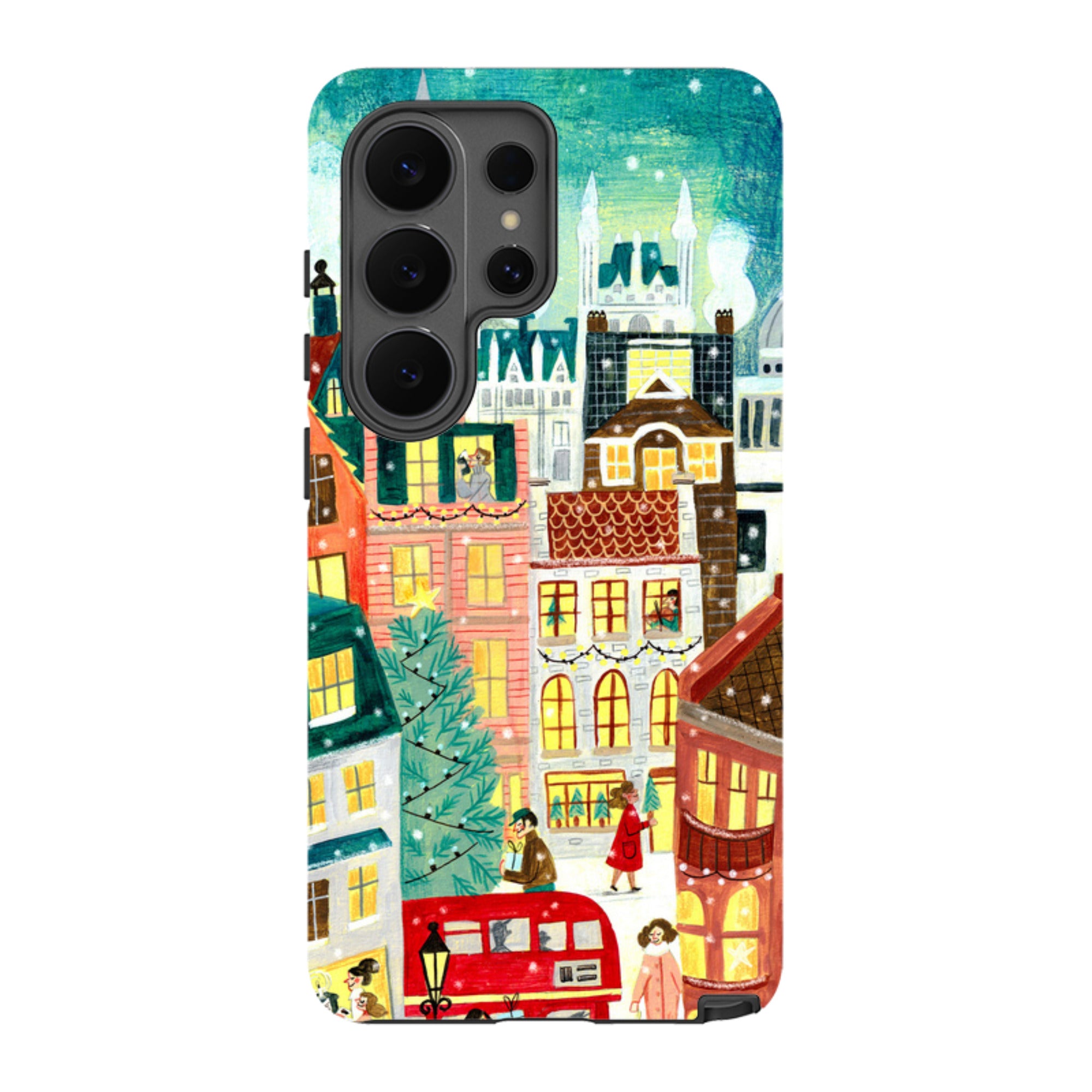 Samsung Tough Case - Xmas In London By Caroline Bonne Muller