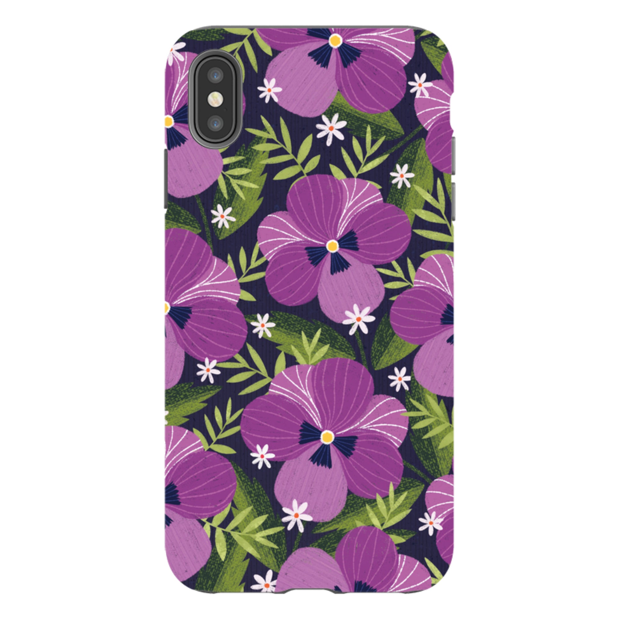 iPhone Tough Case - Pensees I By Ali Brookes