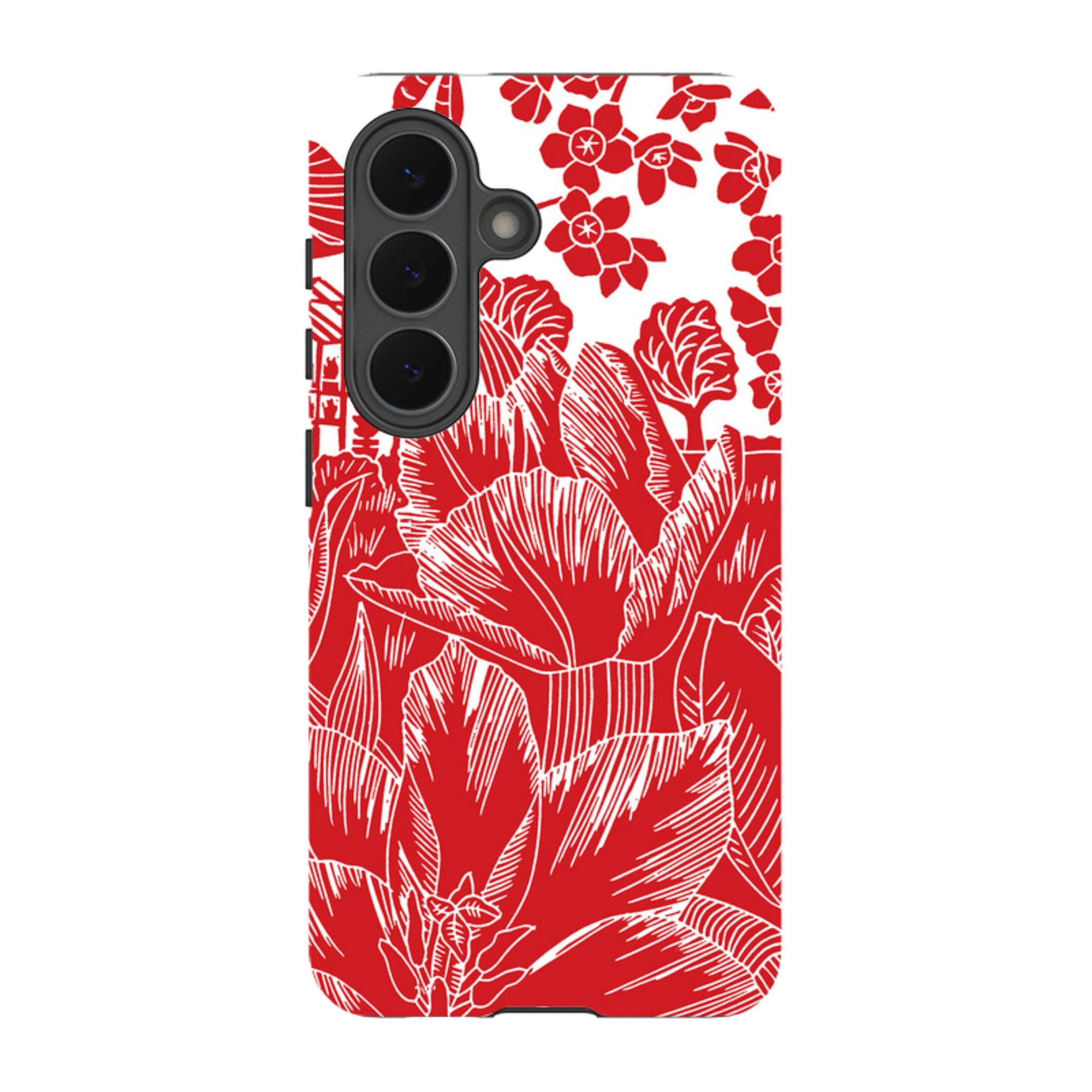 Samsung Tough Case - Tulip Silhouette By Kate Heiss