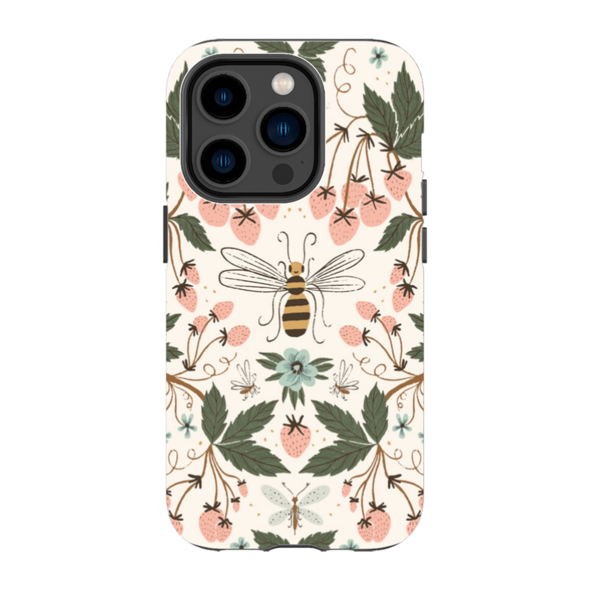 iPhone MagSafe Tough Case - Bugs and Berries By Meghann Rader