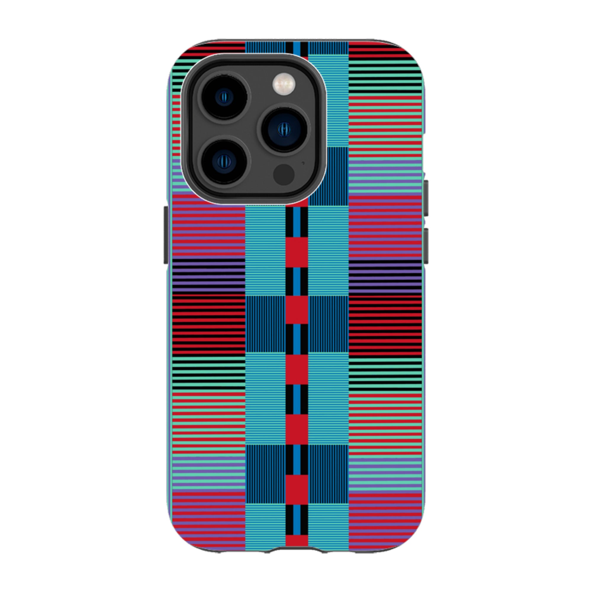 iPhone Tough Case - Indian Stripe By Cressida Bell