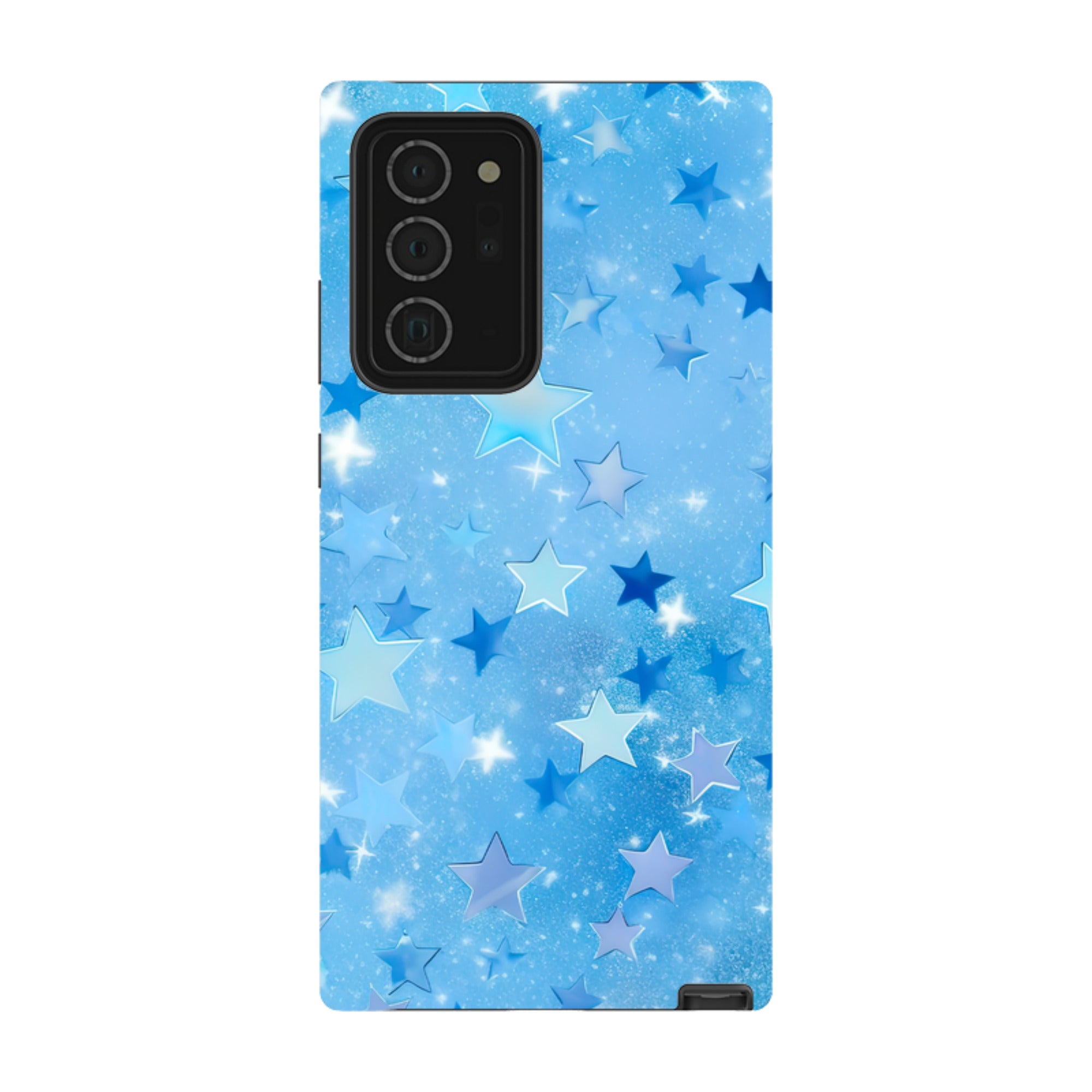 Samsung Tough Case - Blue Stars II  (Case Does Not Glitter)
