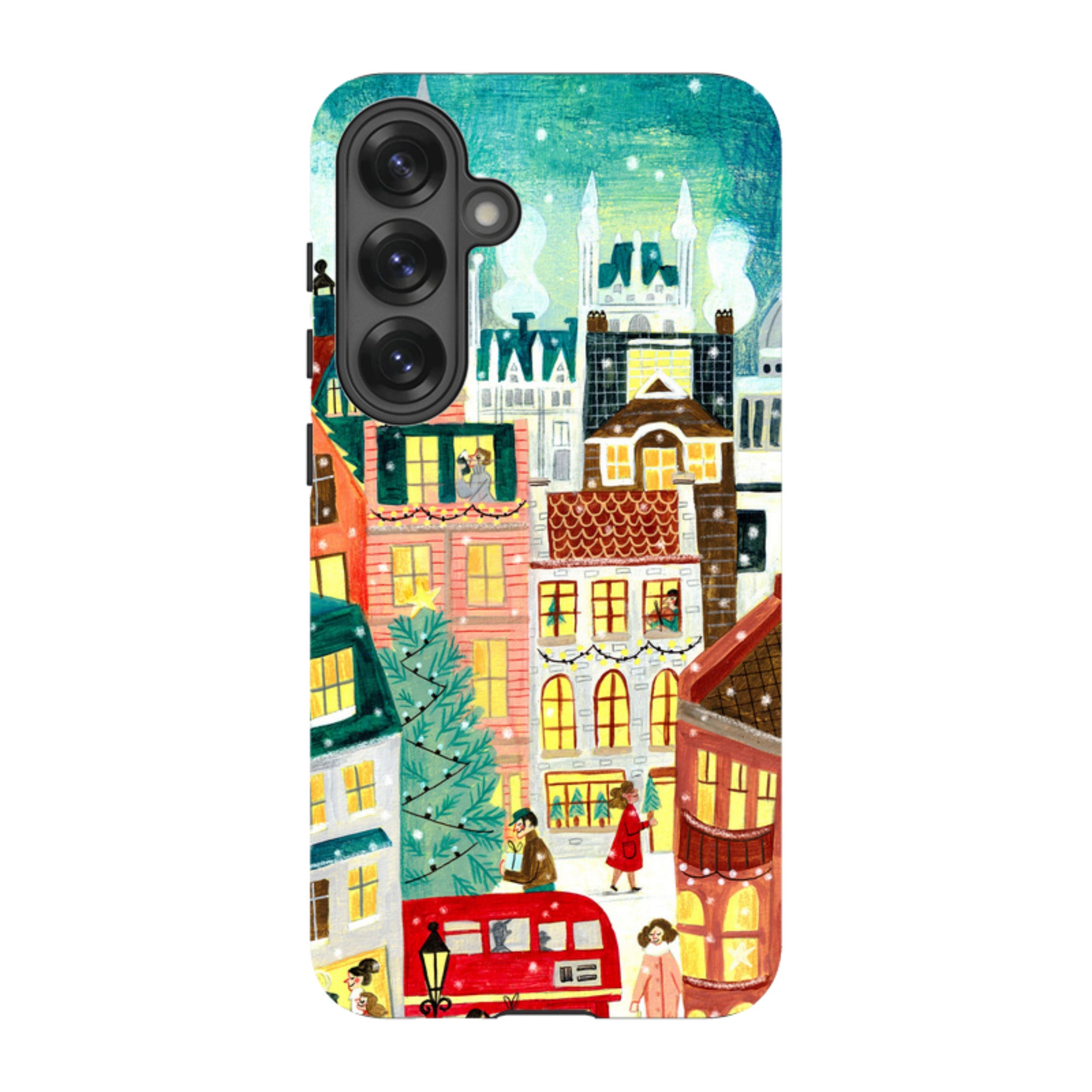 Samsung Tough Case - Xmas In London By Caroline Bonne Muller