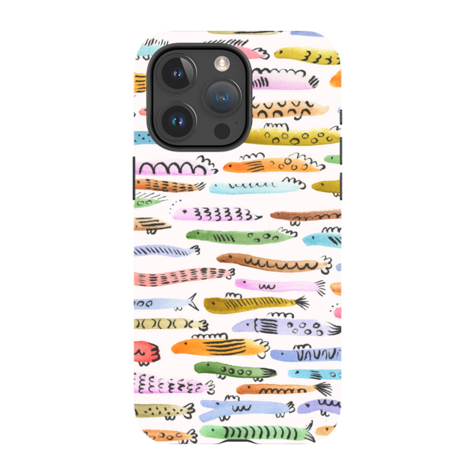 iPhone Tough Case - Colourful Fishes By Gabriela Larios