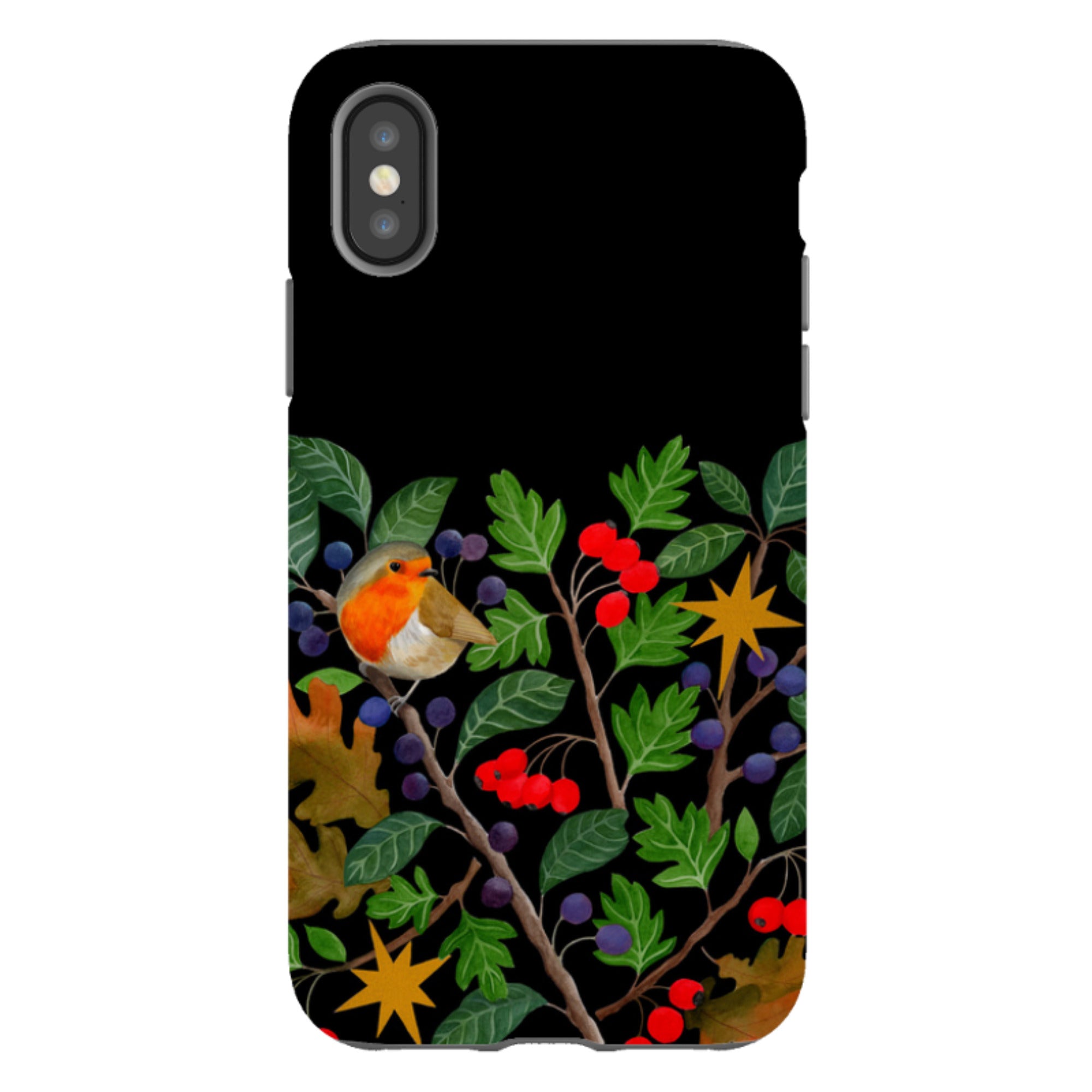 iPhone Tough Case - Sloe Robin By Bex Parkin