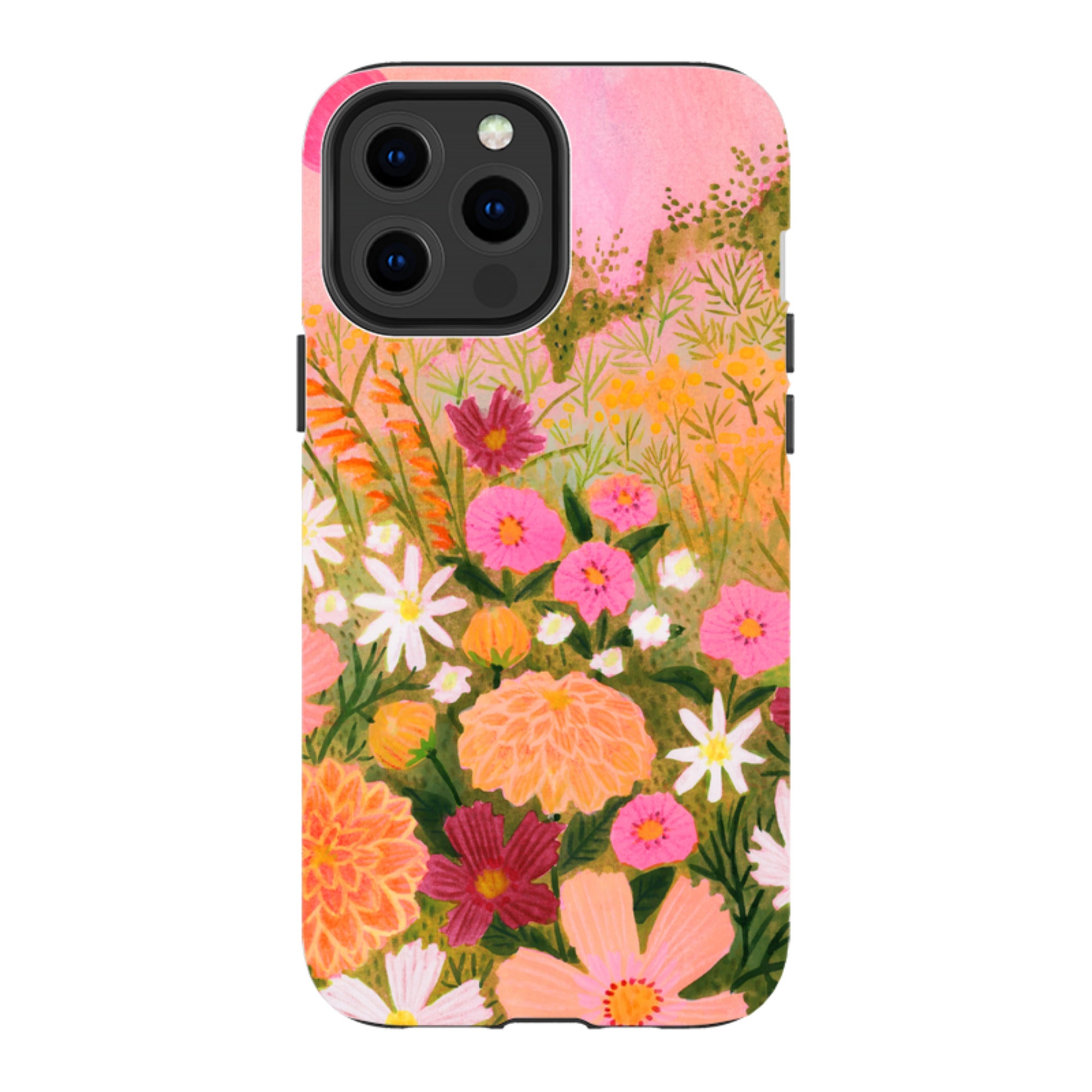 iPhone Tough Case - Flower Farm Sunset By Lee Foster Wilson