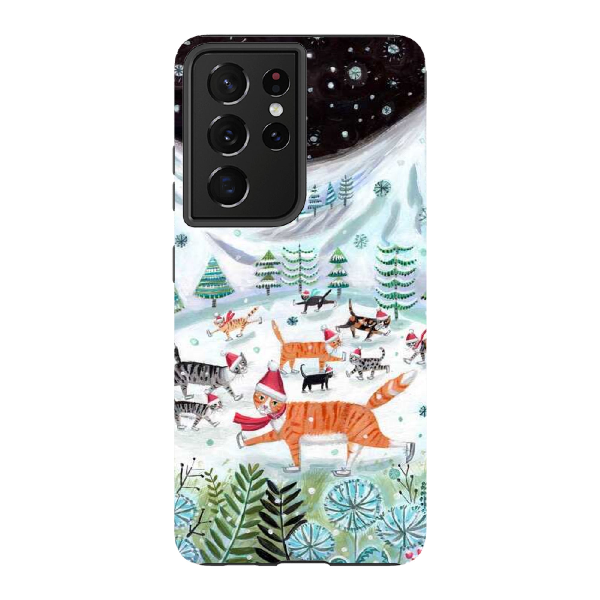 Samsung Tough Case - Cats On Ice By Mary Stubberfield