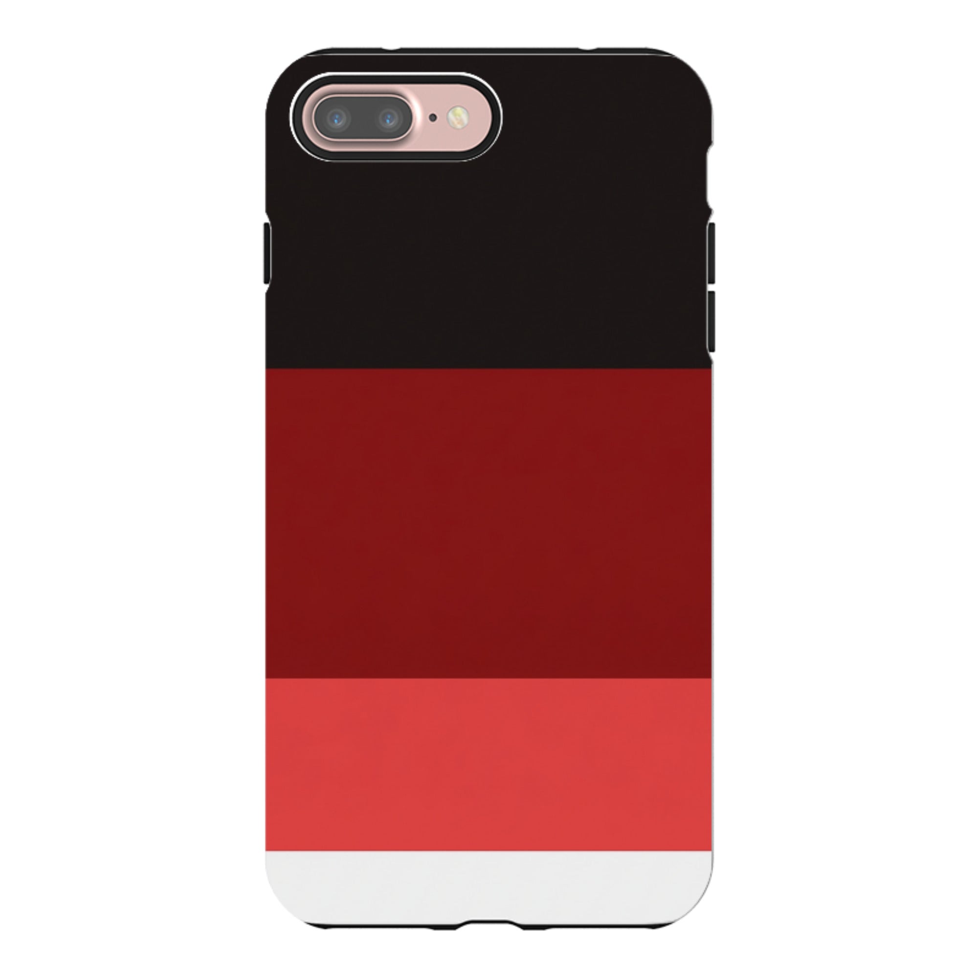 iPhone Tough Case - Crimson and Black Gradient
