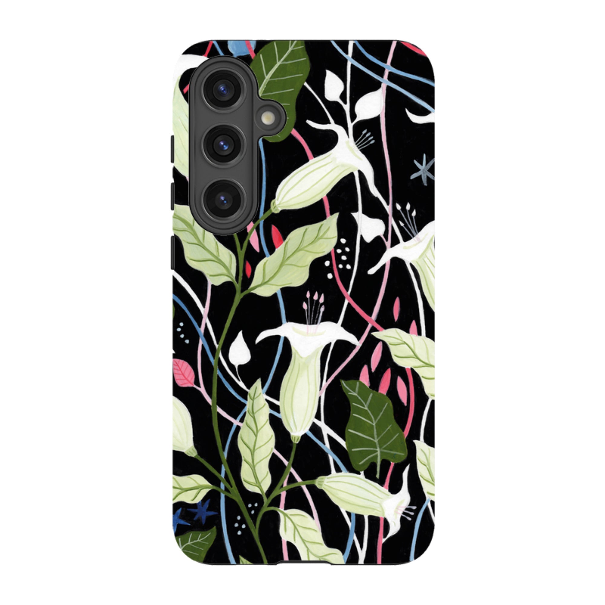 Samsung Tough Case - Trumpet Flowers By Bex Parkin