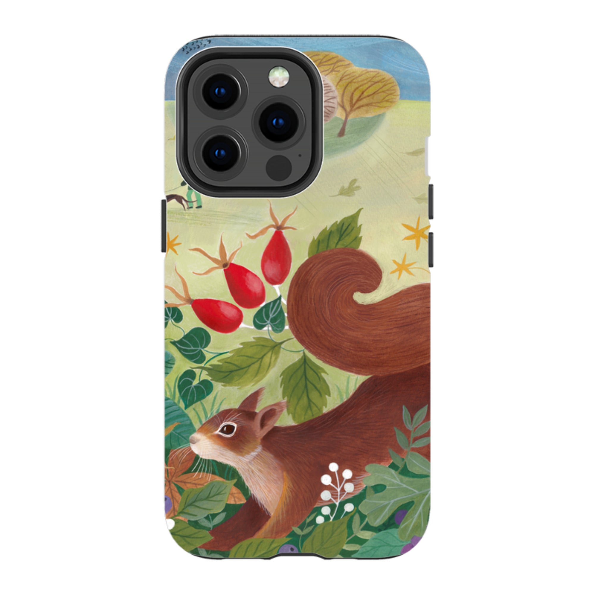 iPhone Tough Case - Autumn Squirrel By Bex Parkin