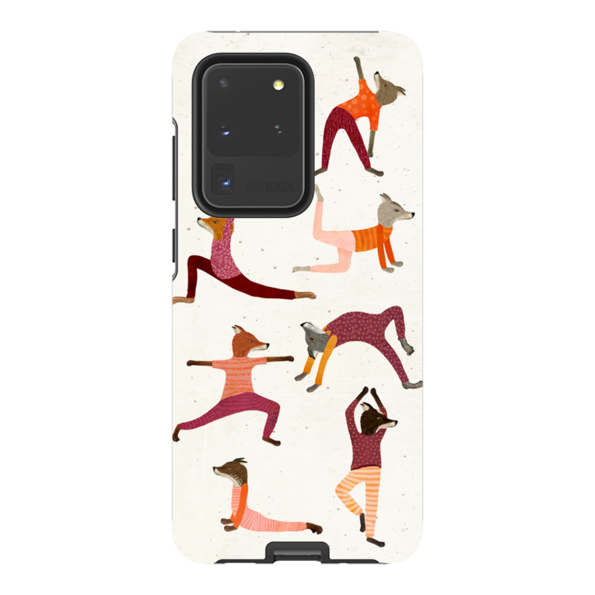 Samsung Tough Case - Fox Yoga By Katherine Quinn