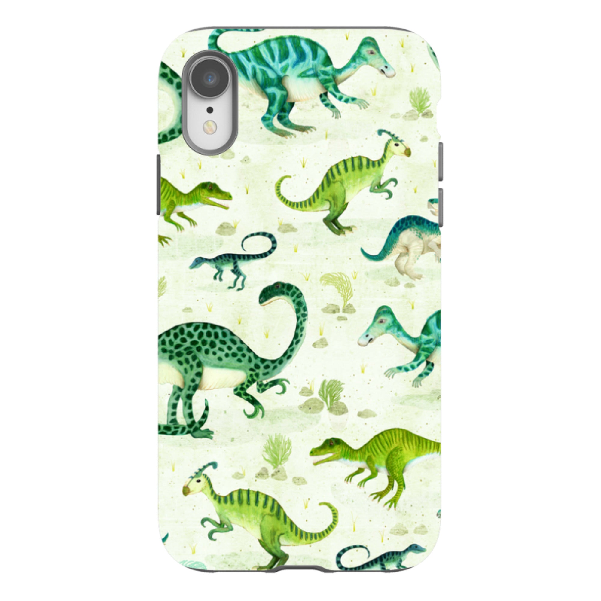 iPhone Tough Case - Dinoland By Katherine Quinn