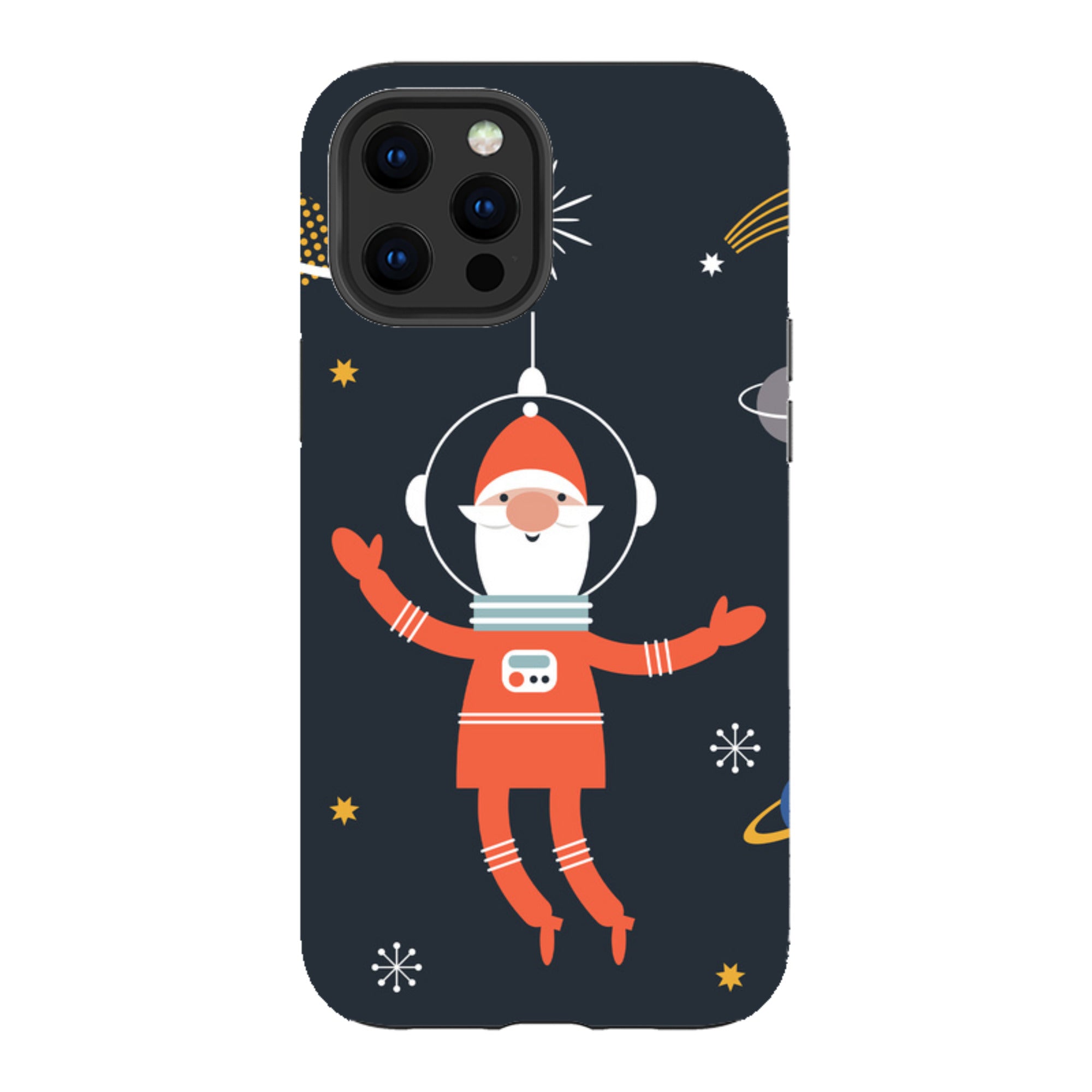 iPhone Tough Case - Cosmic Santa