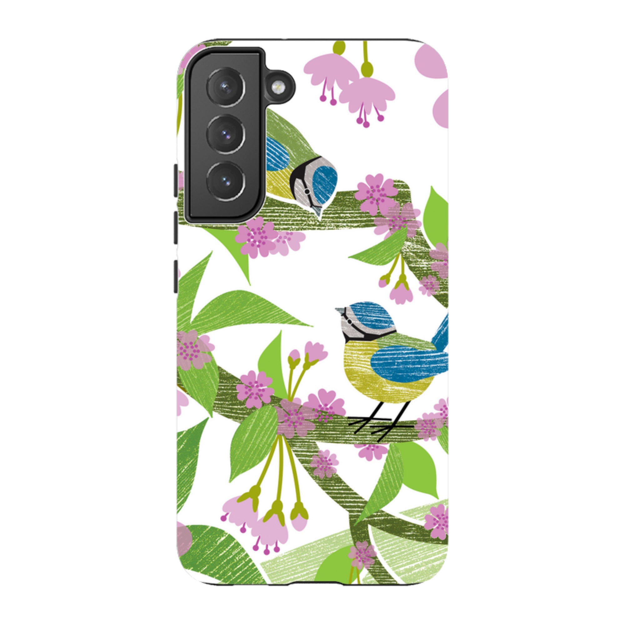 Samsung Tough Case - Blue Tits and Blossom By Liane Payne