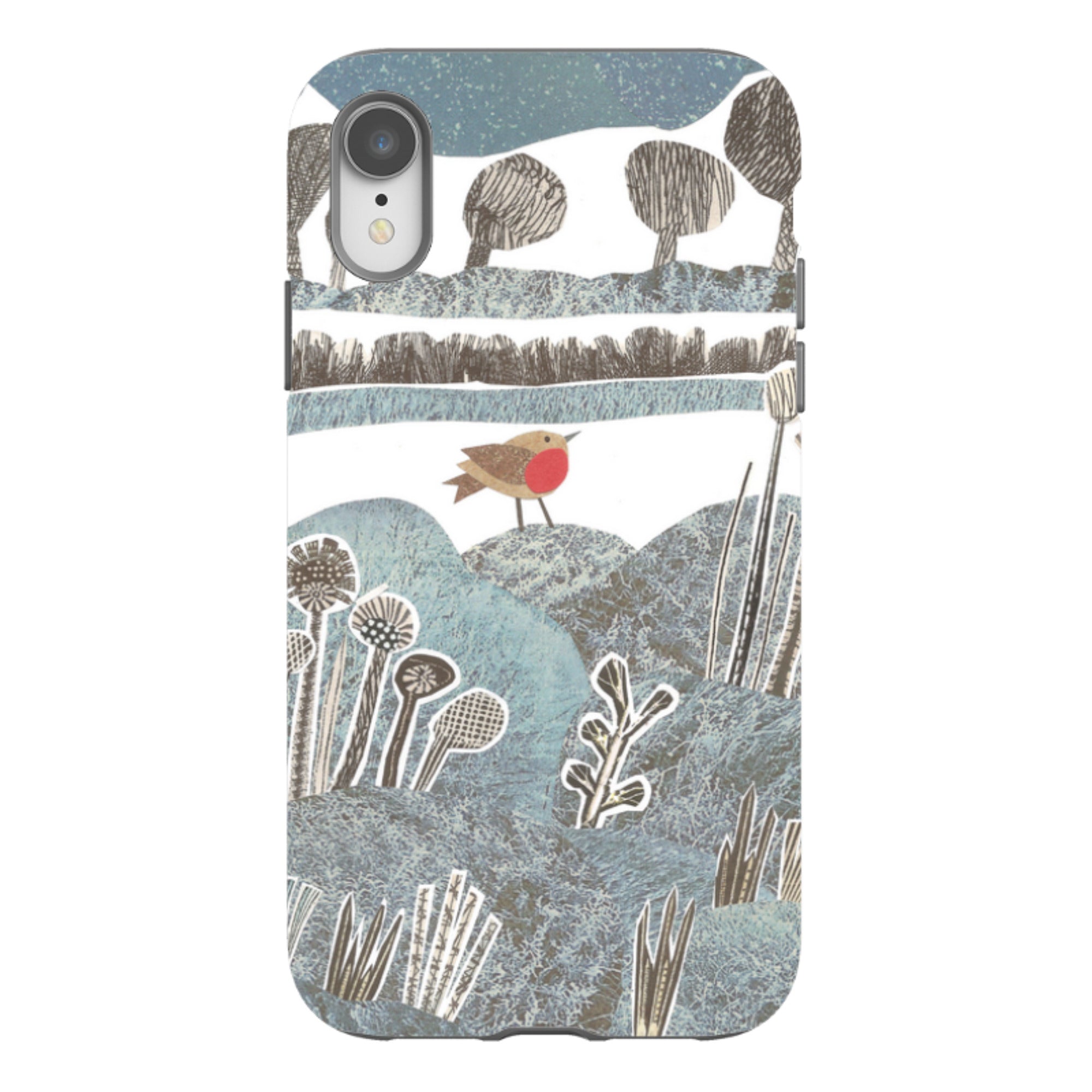 iPhone Tough Case - Frost Robin By Jane Robbins