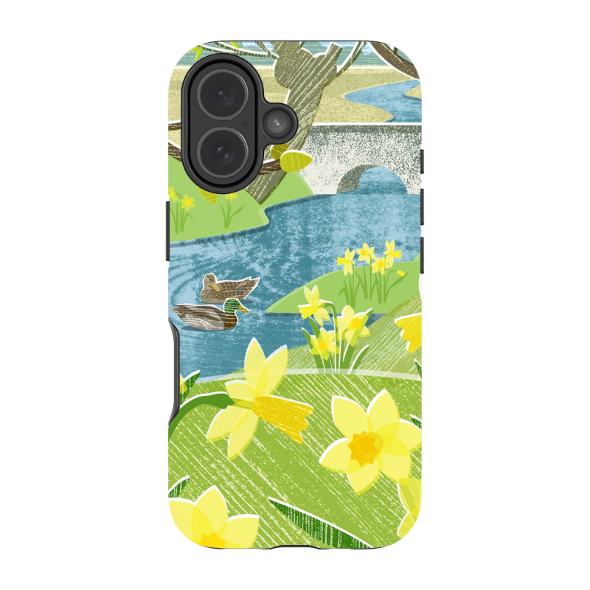 iPhone MagSafe Tough Case -  Daffs and Ducks By Liane Payne