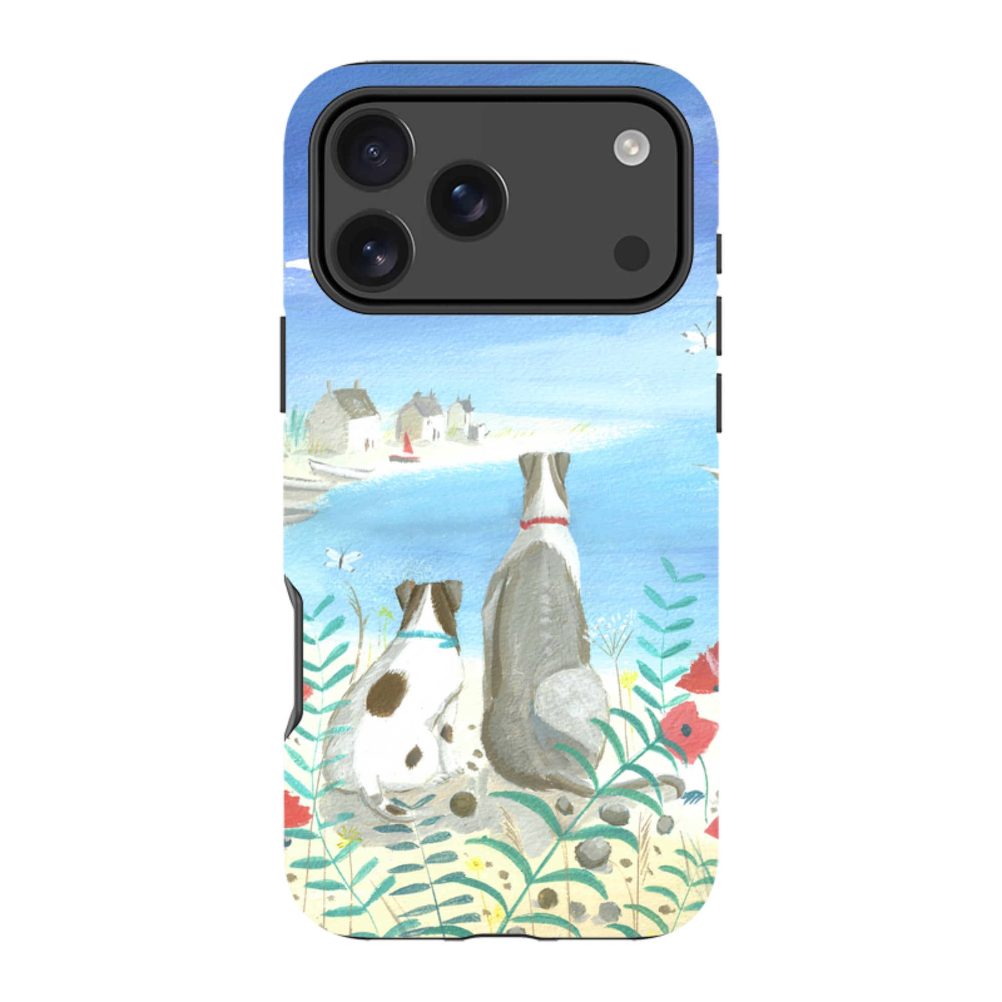 iPhone MagSafe Tough Case - Beach Dogs By Mary Stubberfield