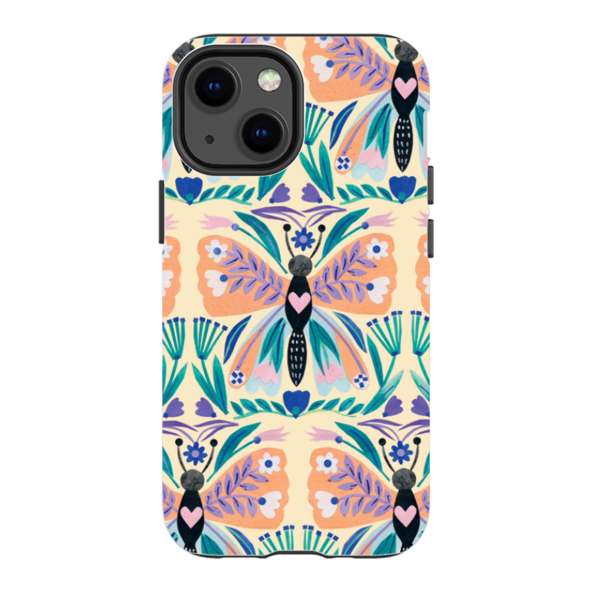 iPhone Tough Case - All Over Butterfly By Tracey English