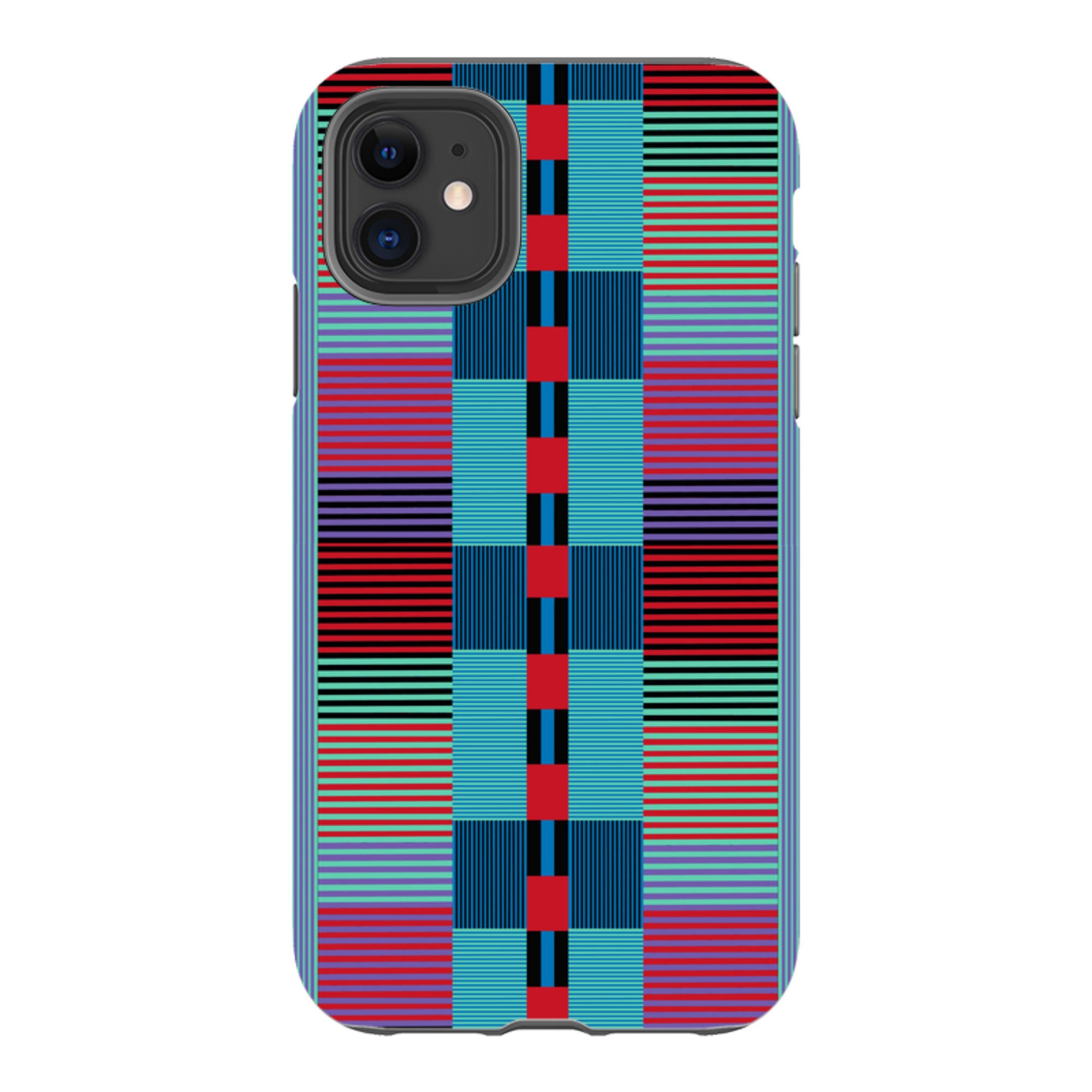 iPhone Tough Case - Indian Stripe By Cressida Bell