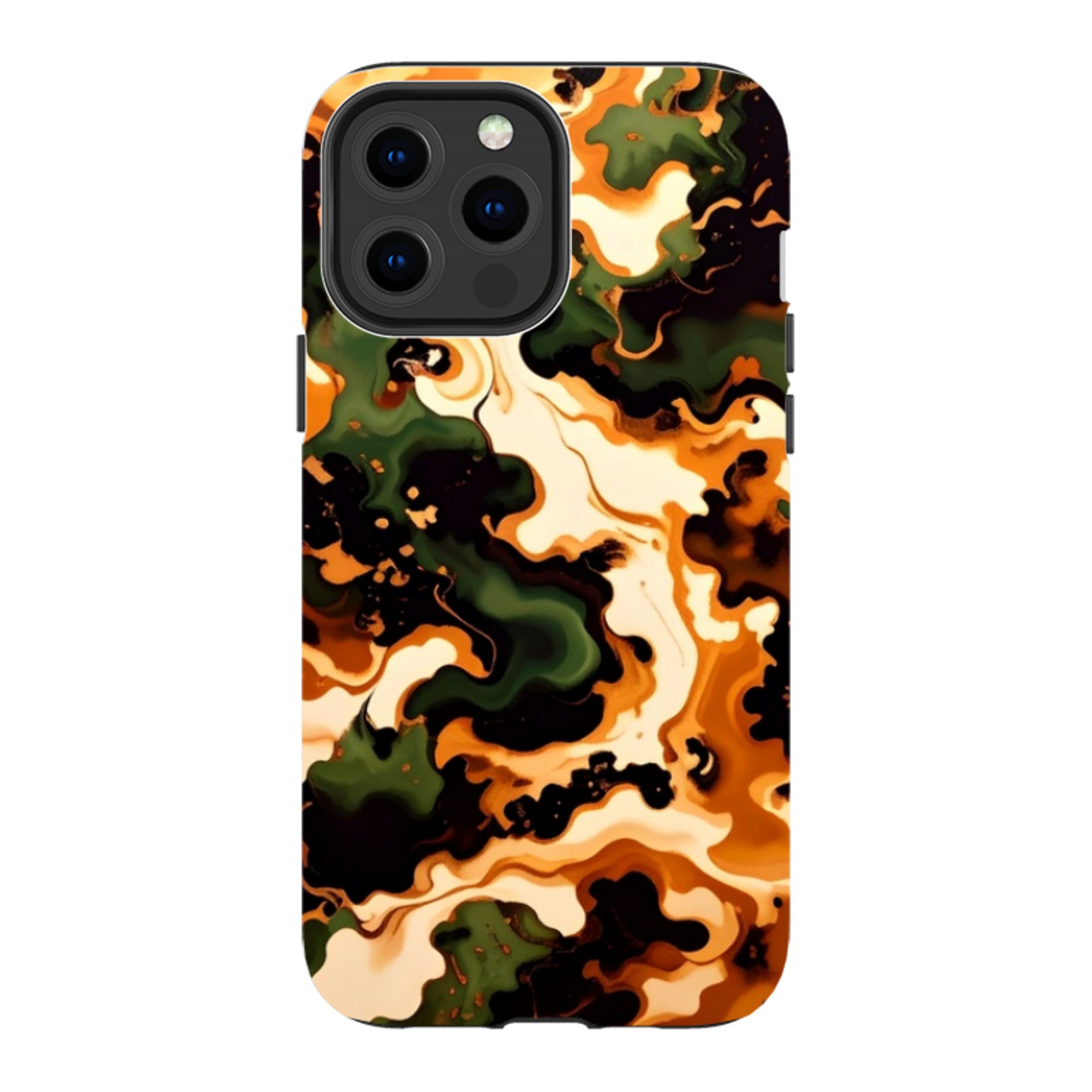 iPhone Tough Case - Green Marble